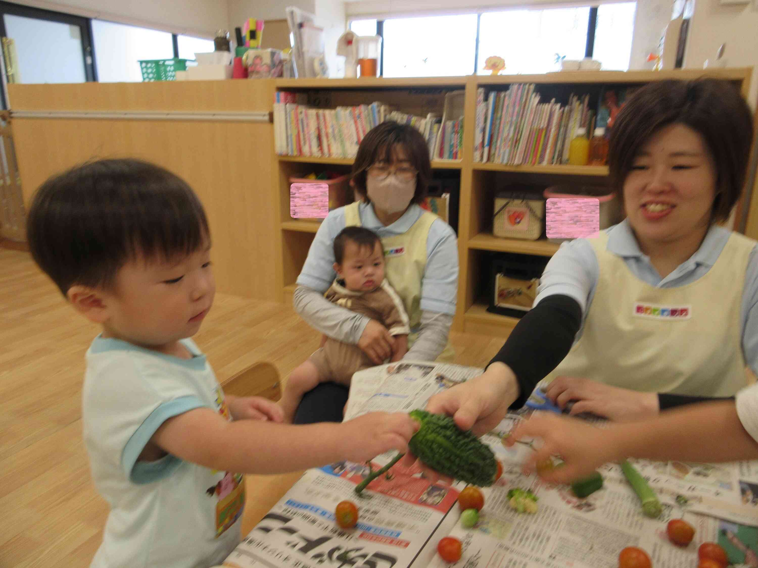 ゴーヤの感触がとっても不思議！