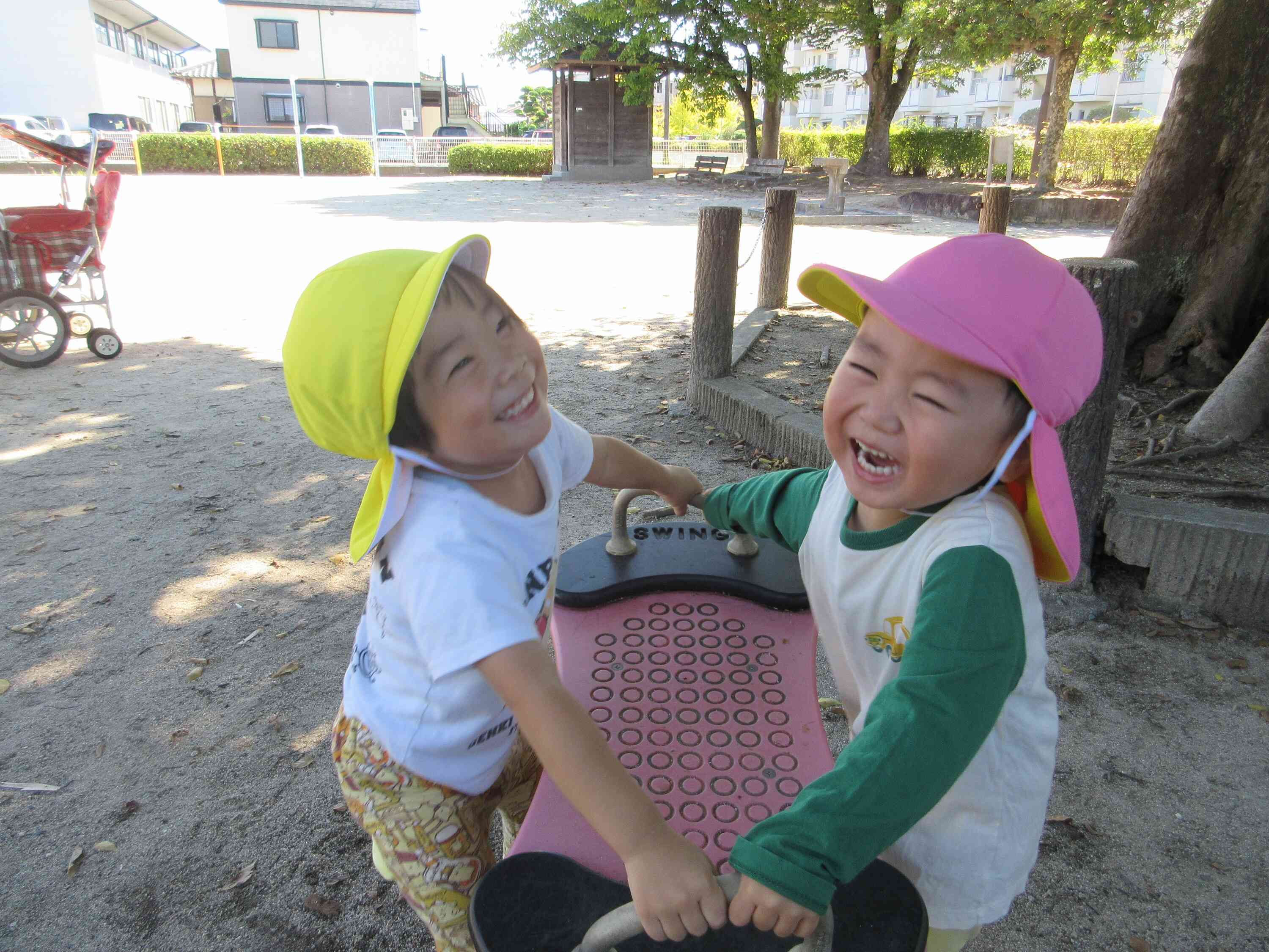 公園に行きました♪