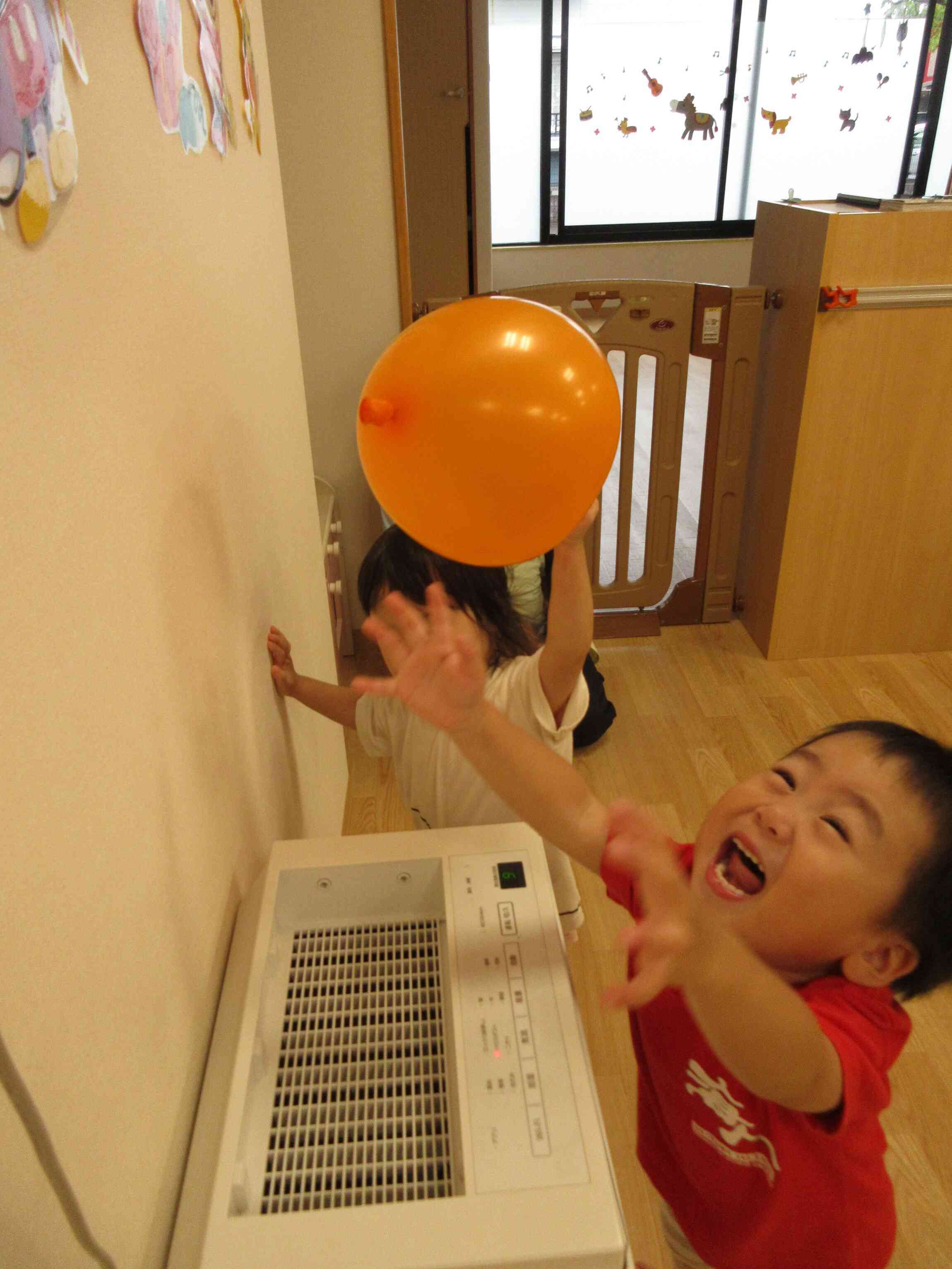 風船あそびをしました！