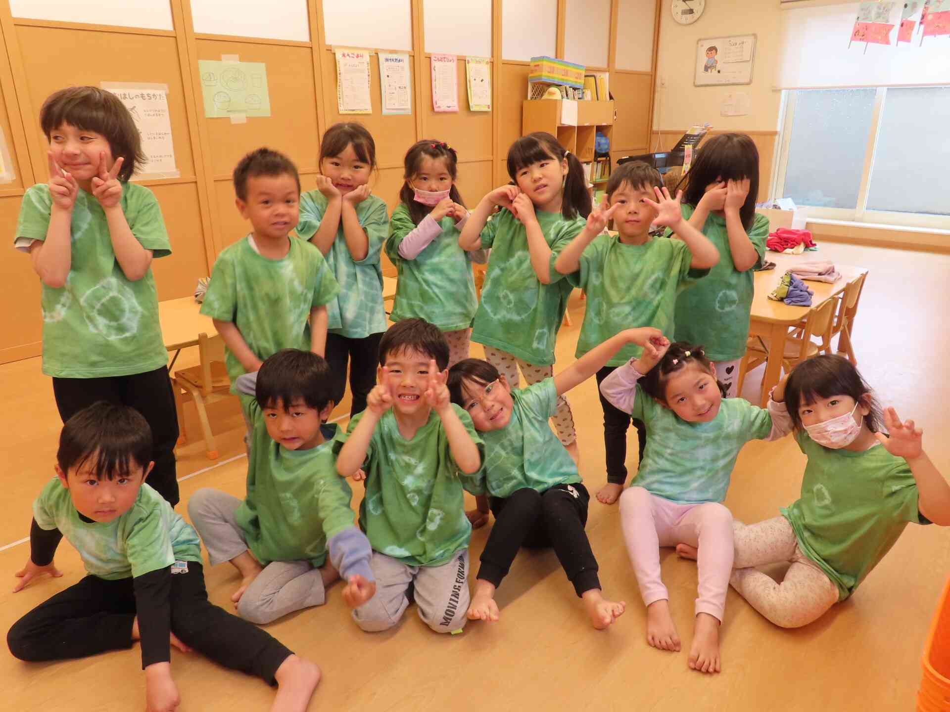 おそろいのTシャツ～今年も染めてみました～
