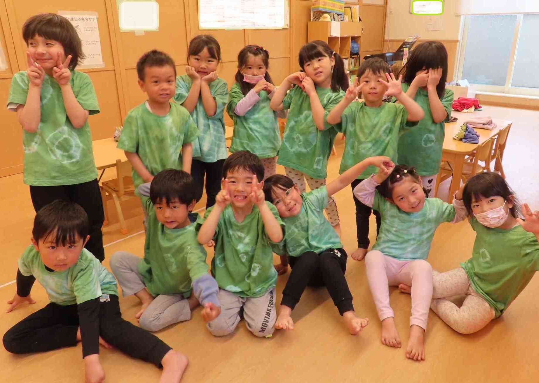 世界に一つだけのTシャツ完成～５歳児クラス～