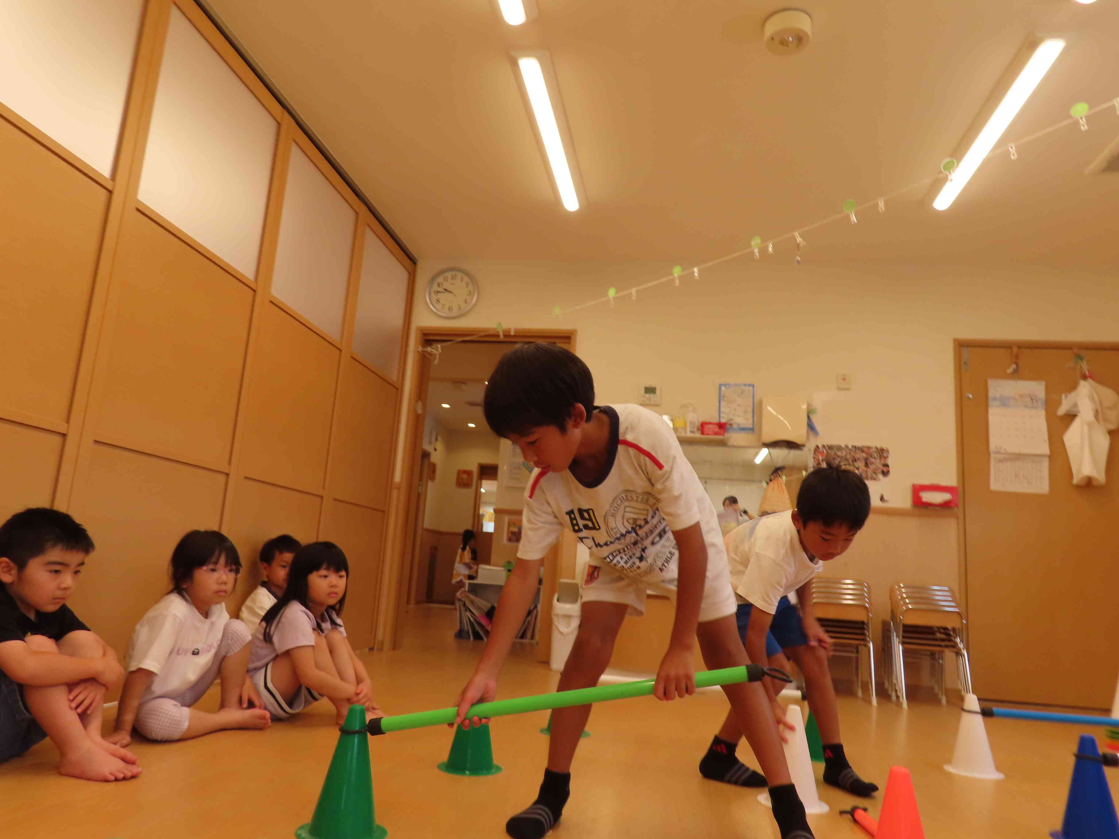 てきぱきと準備のお手伝いをしてくれました。