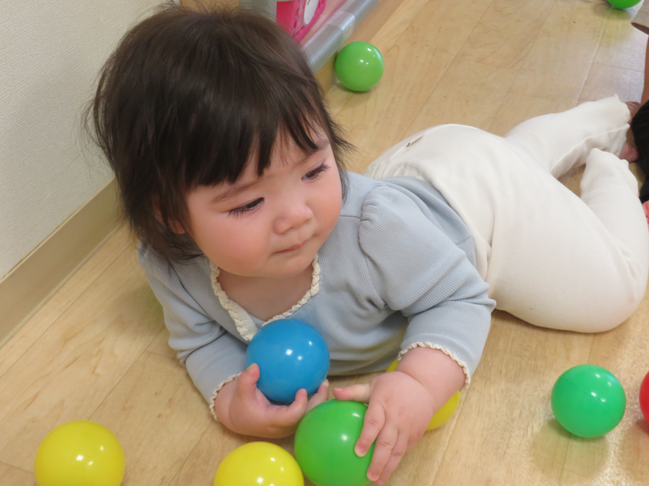 ボールで遊んだよ☆