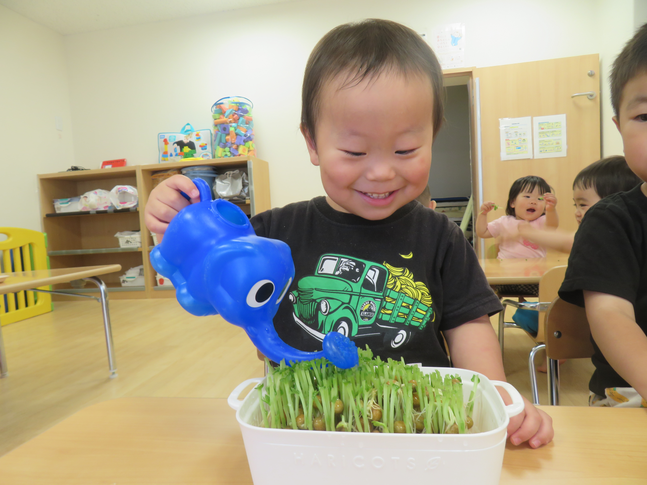 水やりしたよ(*^^*)！