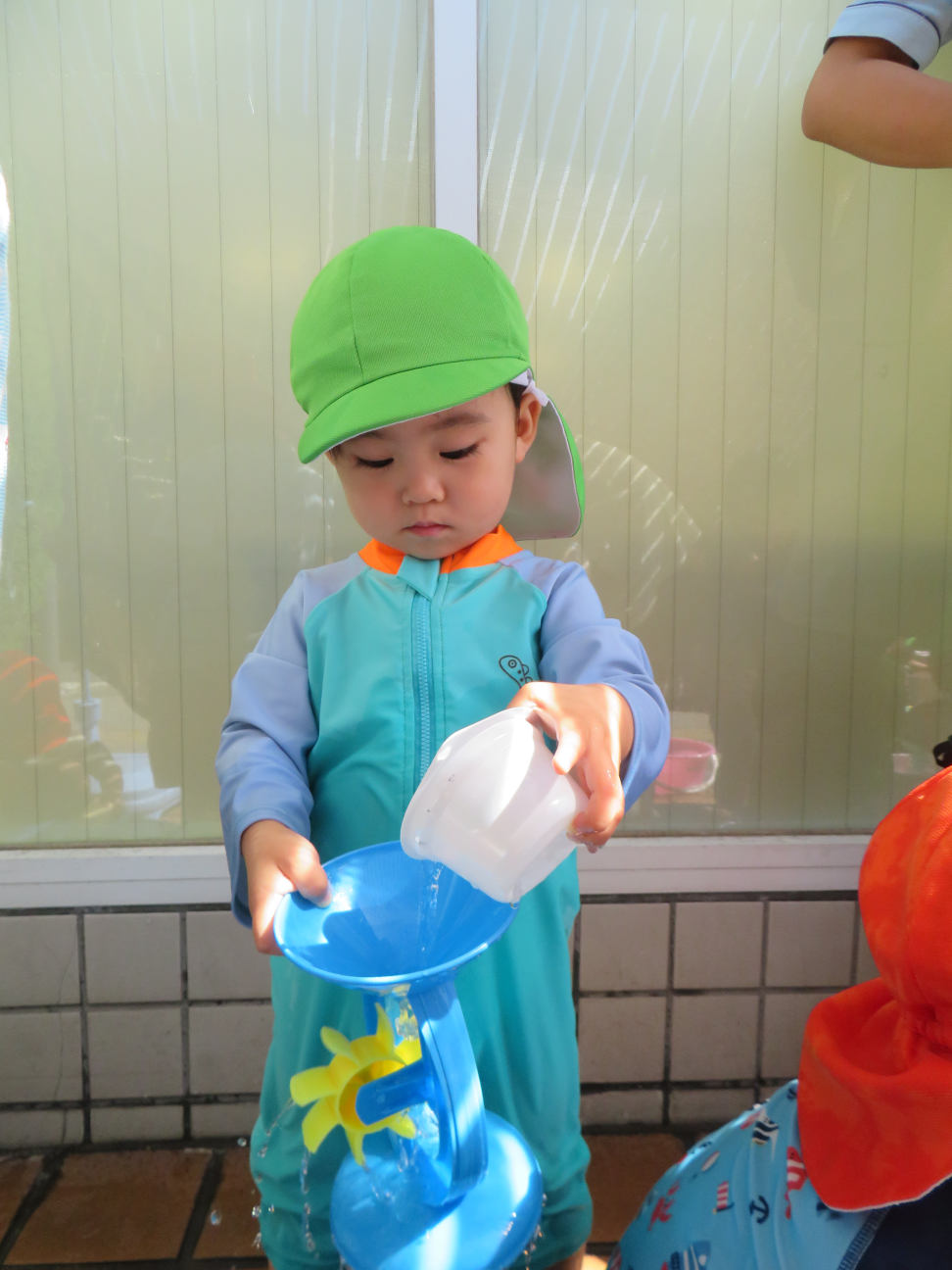 久しぶりの水遊び