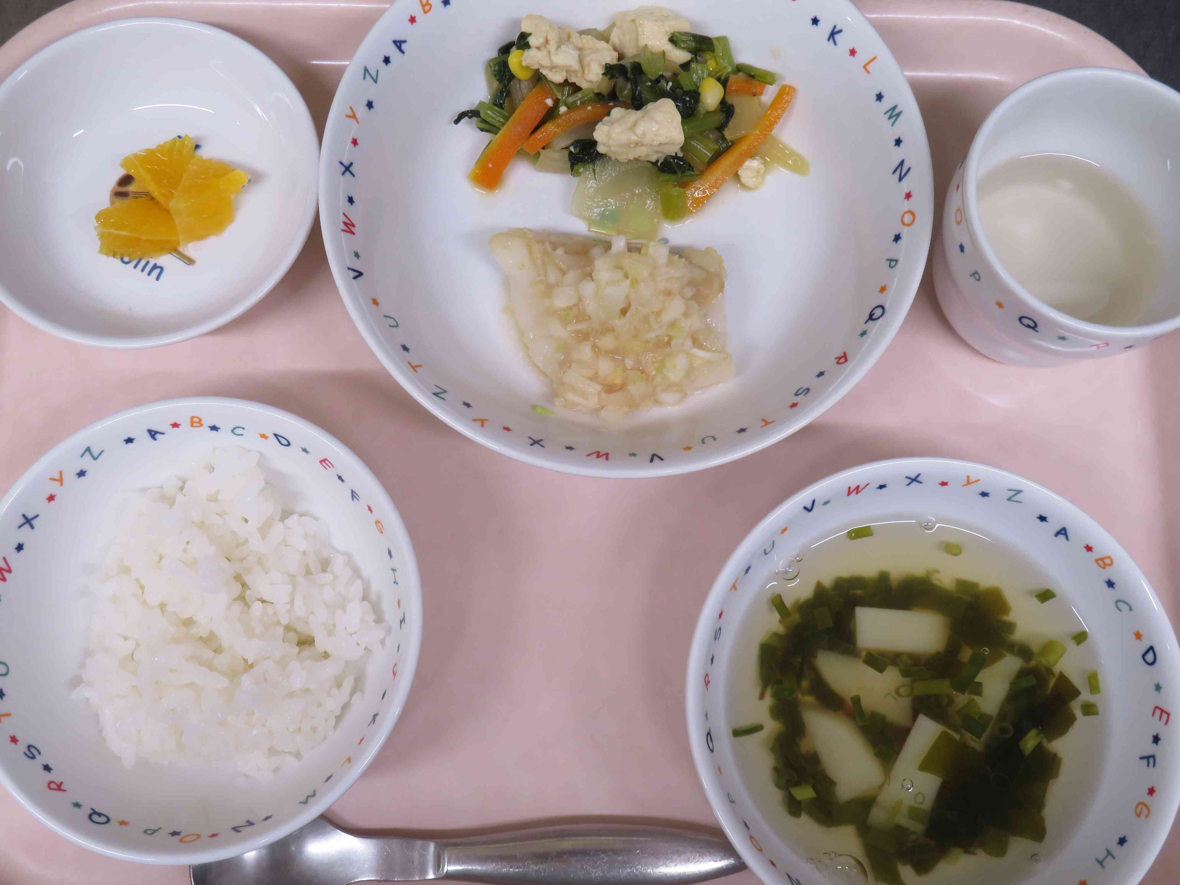 10月16日の幼児食