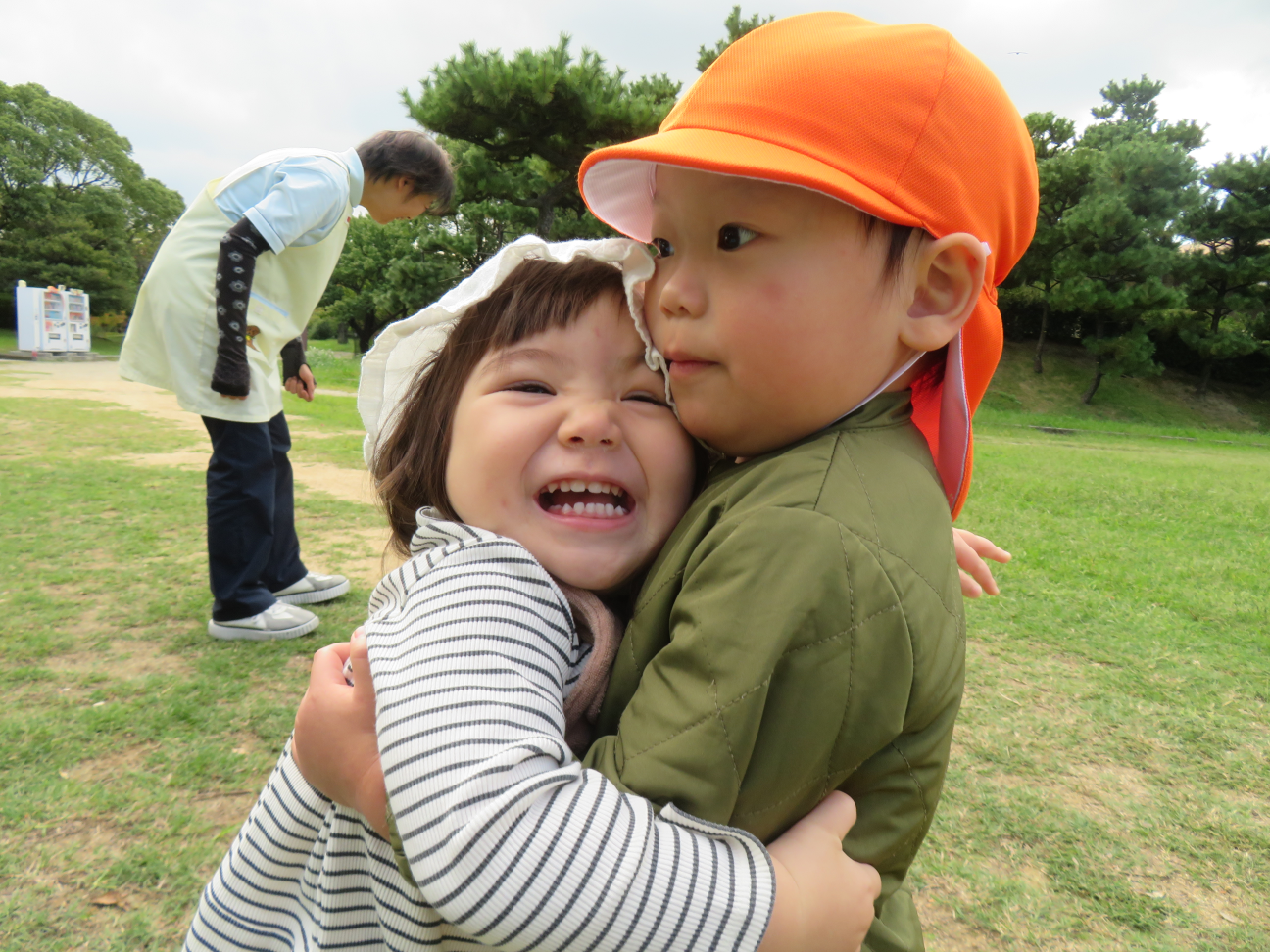 お友だちとぎゅー☆