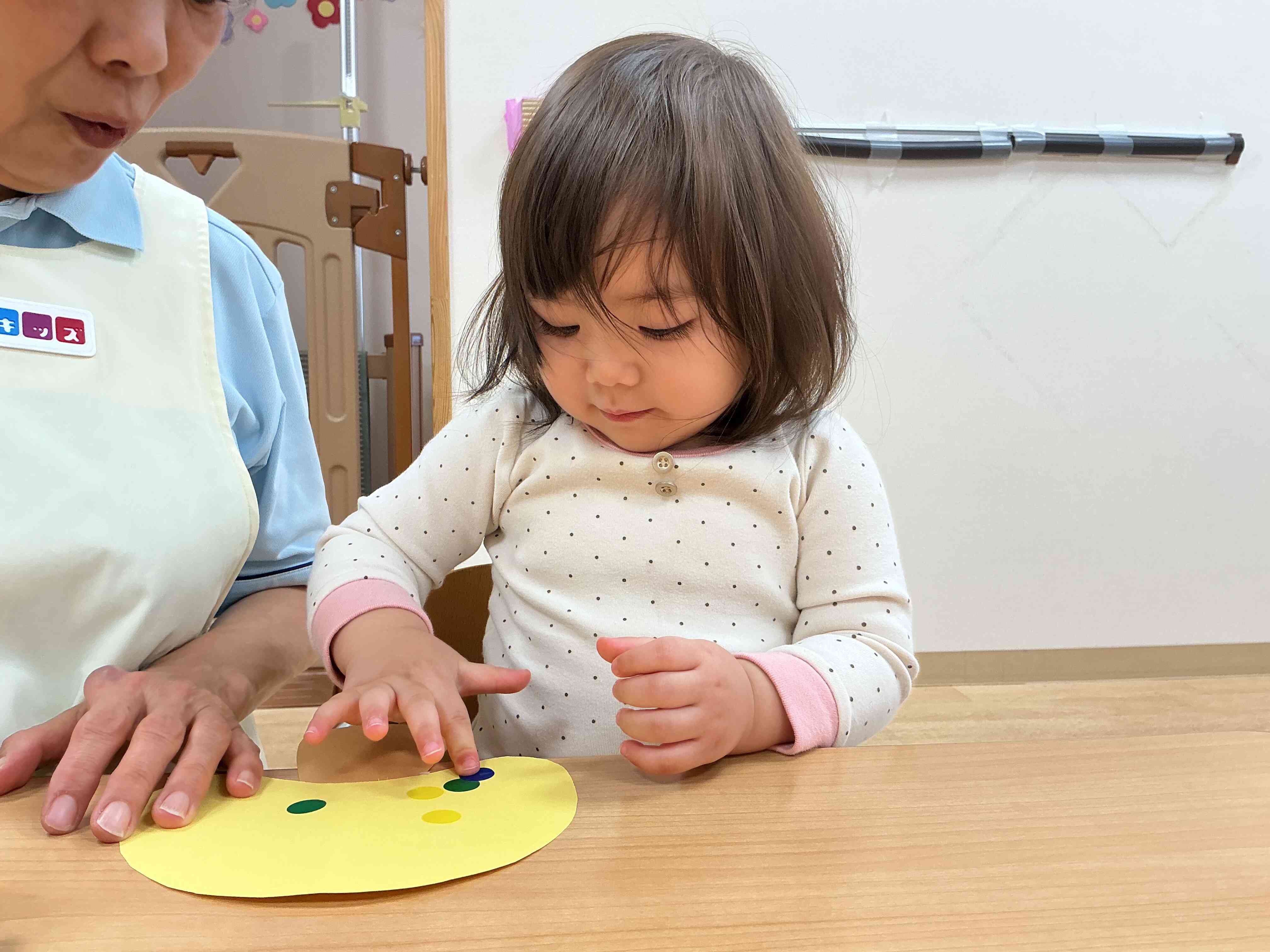 先生と一緒にペッタン！！