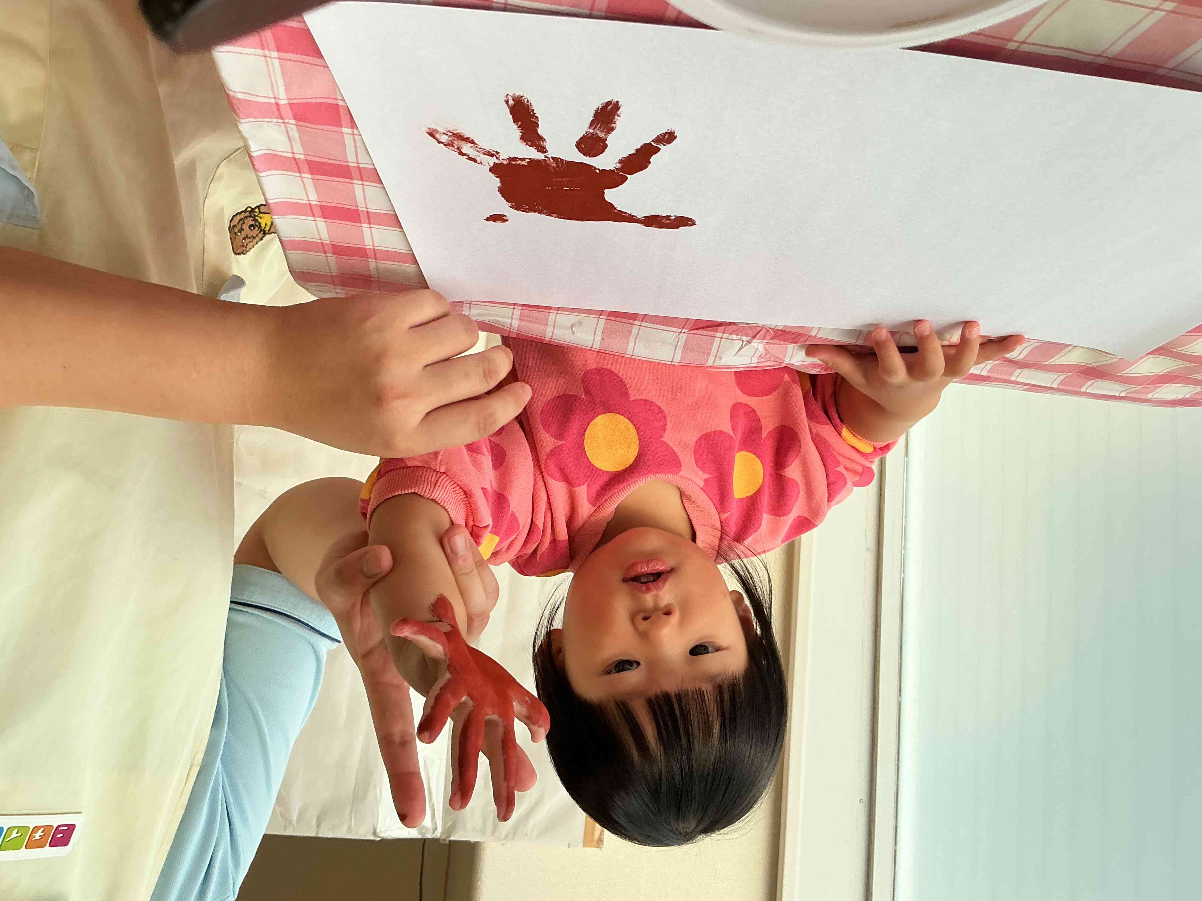 キレイに手形がとれたね☆彡