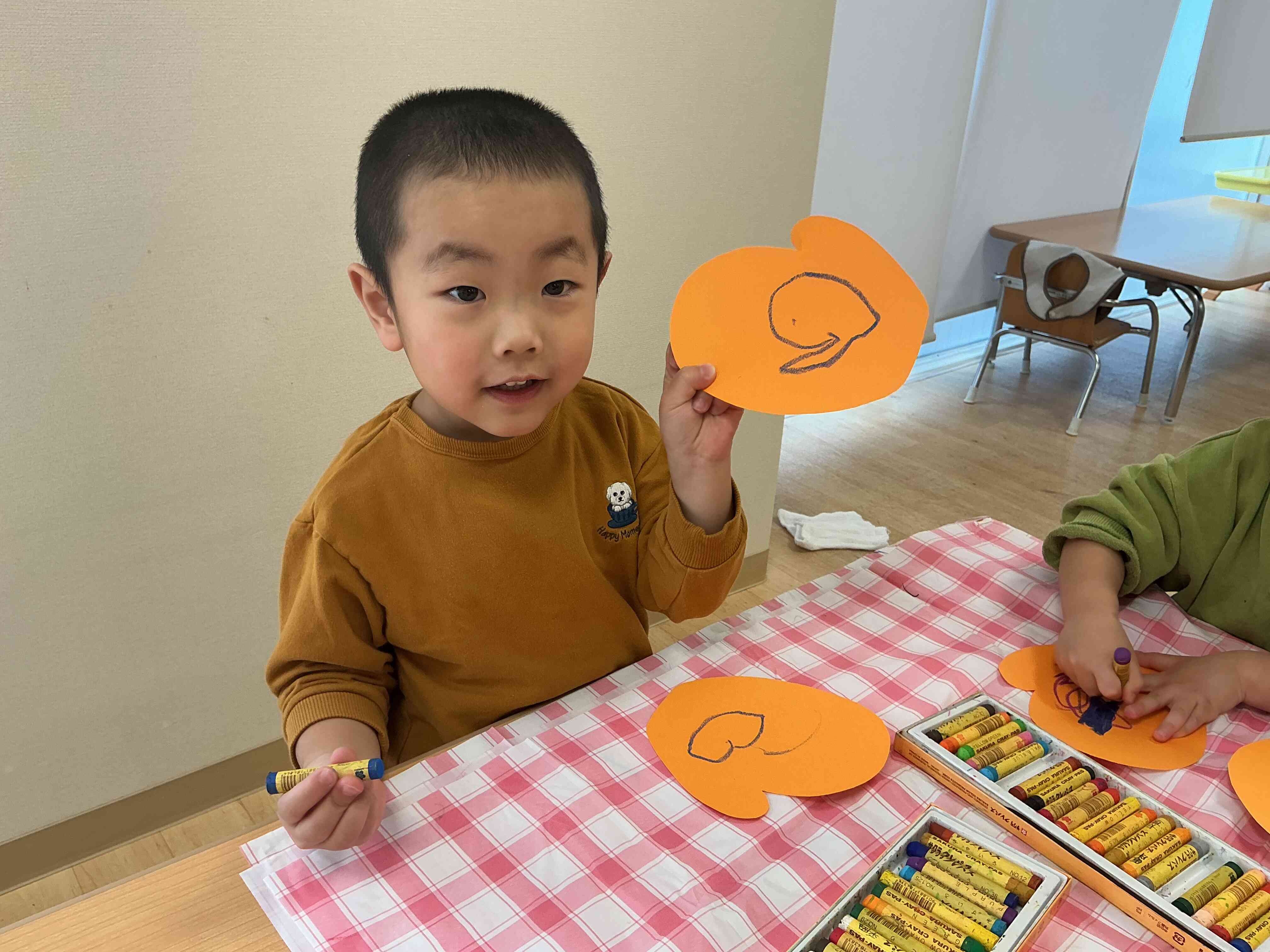 うさぎ組は制作をしたよ⭐︎