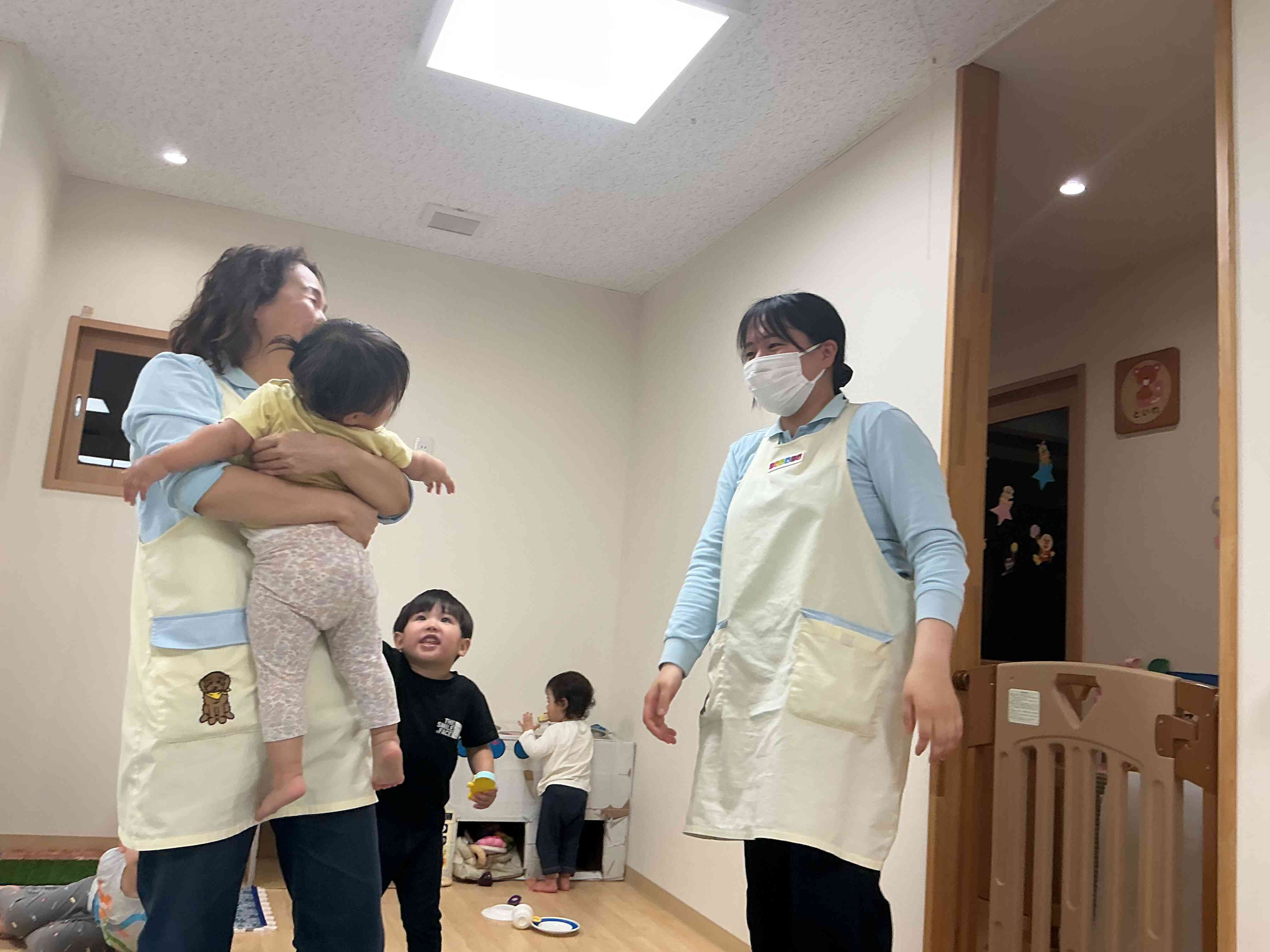 最後にお別れのハグ！！