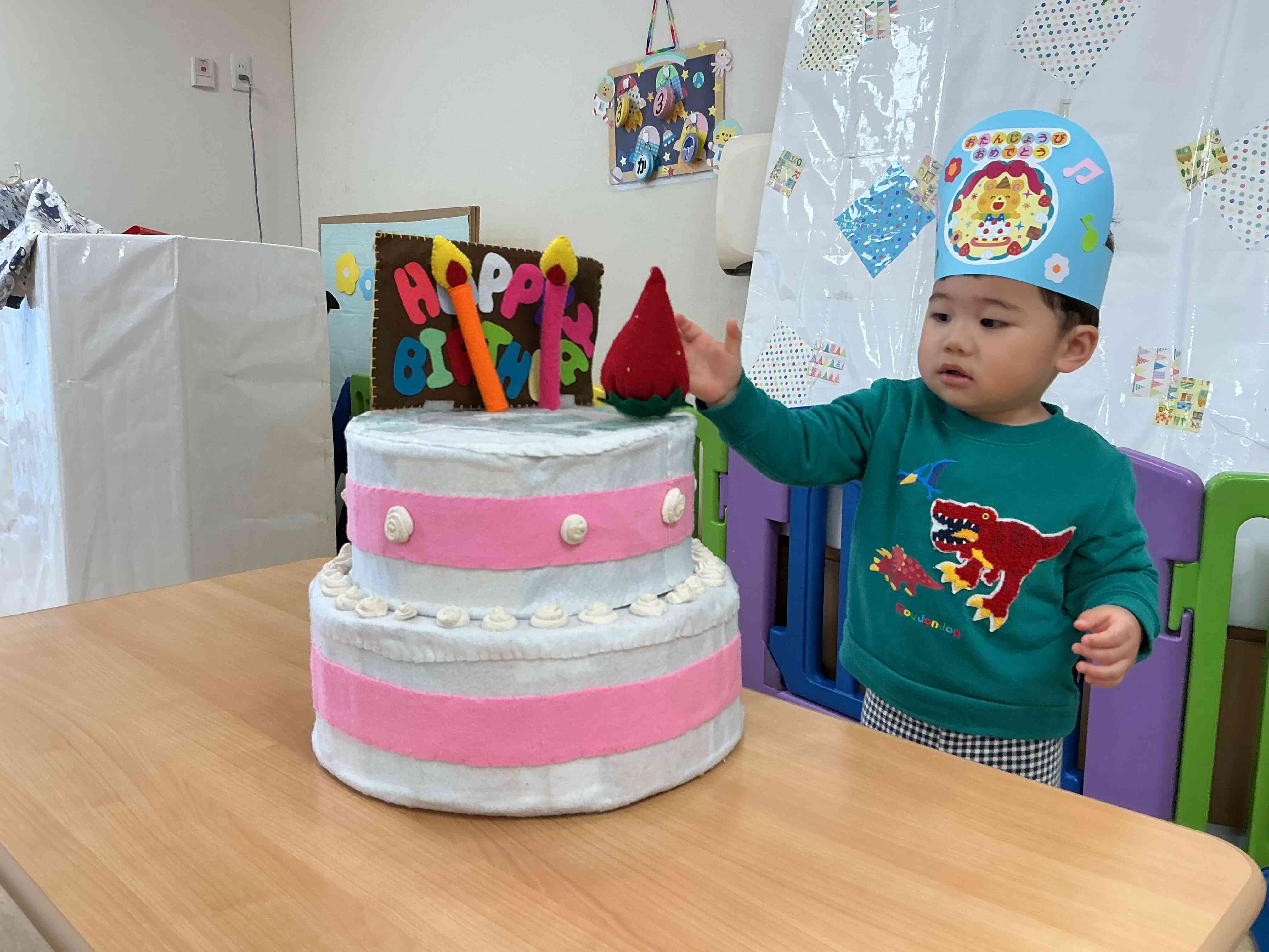 美味しそうなケーキができたよ⭐︎