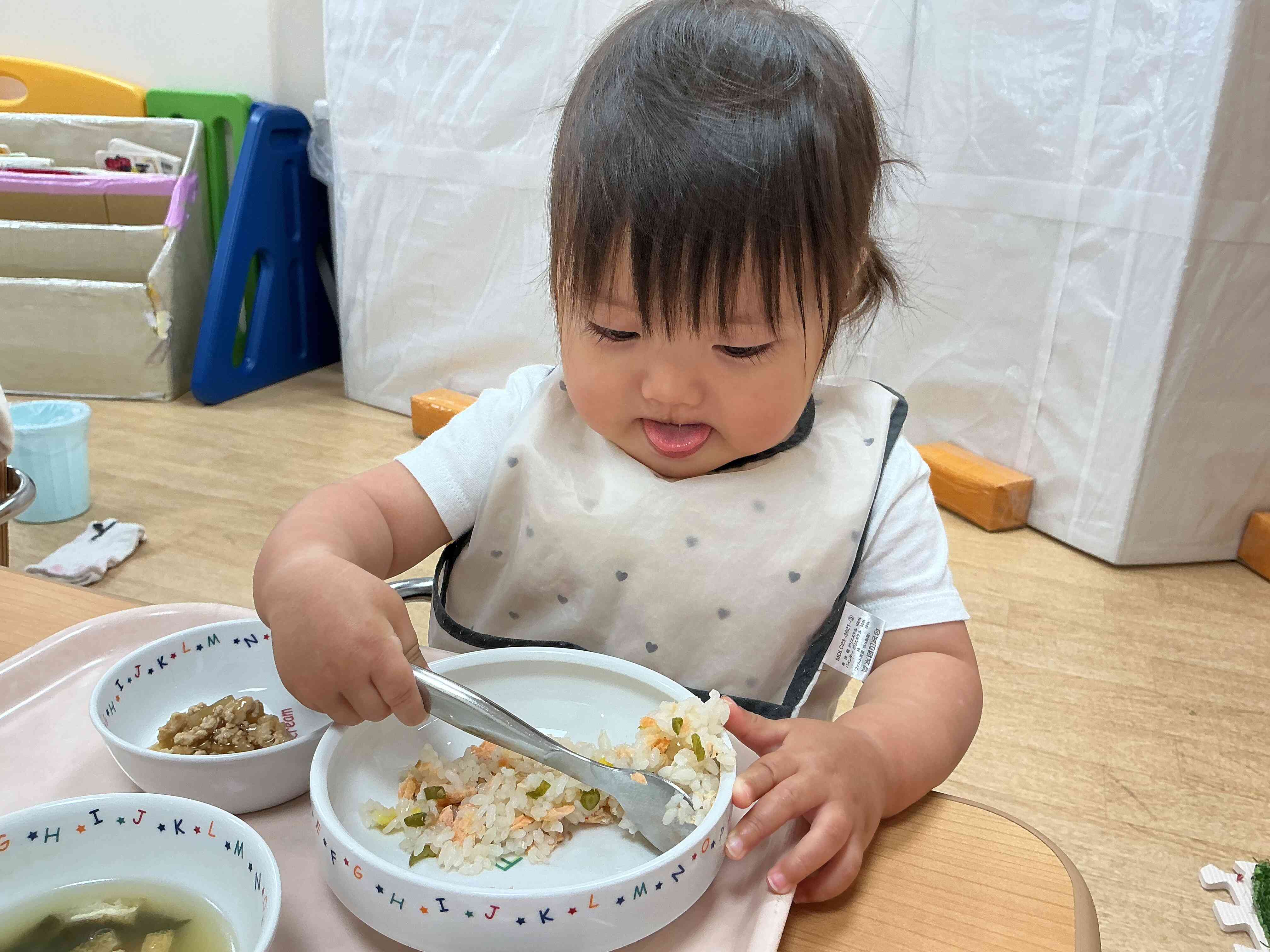 ひよこ組のお友達もたくさん食べていました⭐︎