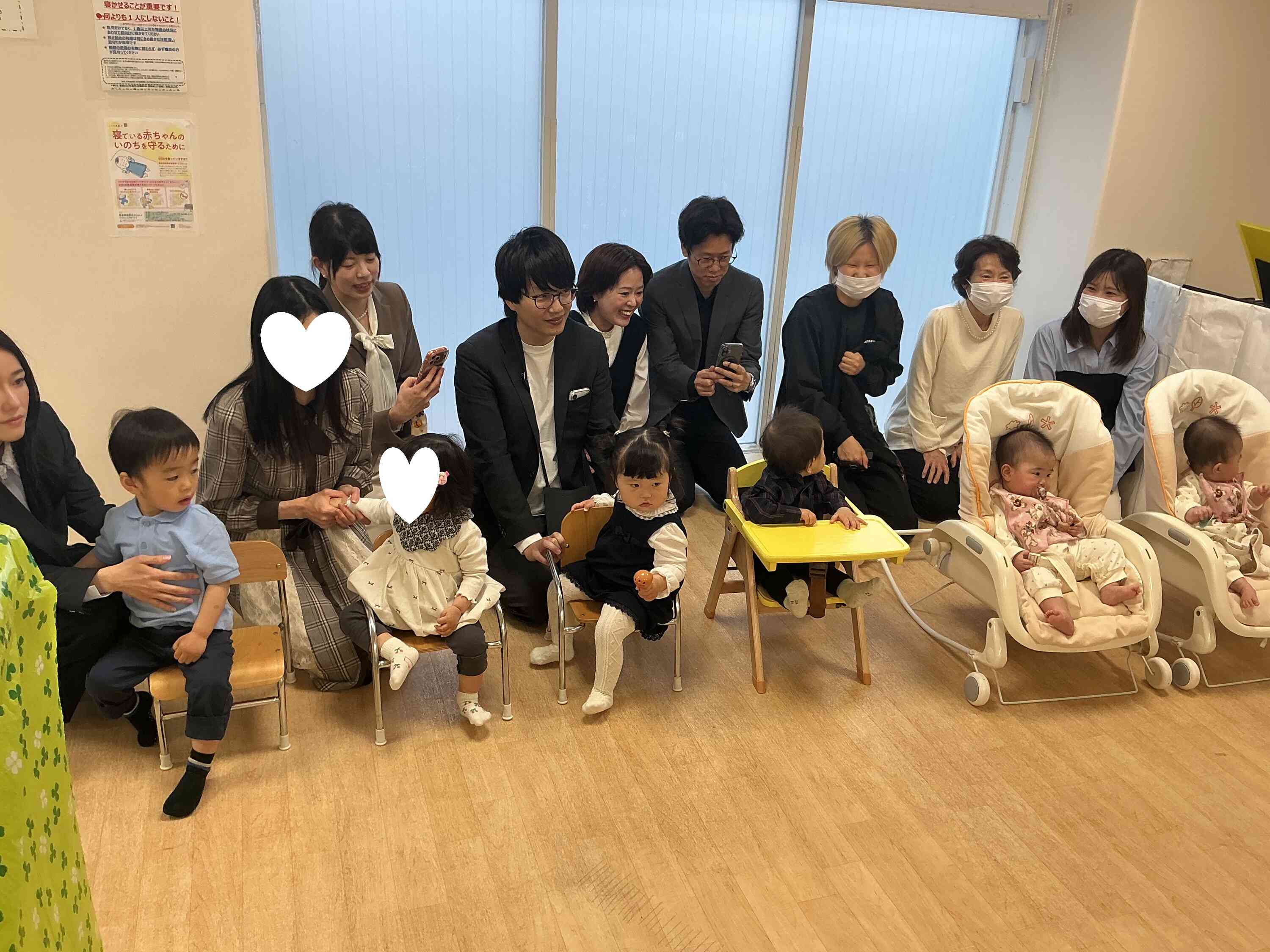 これから楽しく保育園で過ごそうね♪