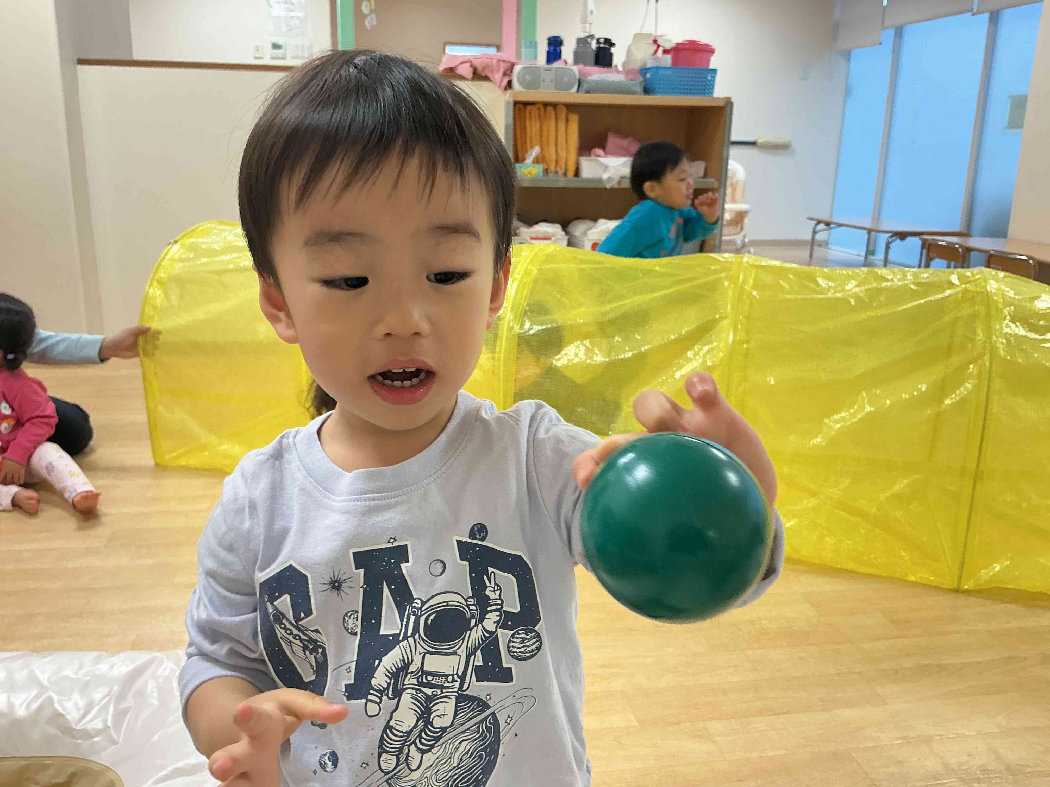 これは緑のボールだよ⭐︎