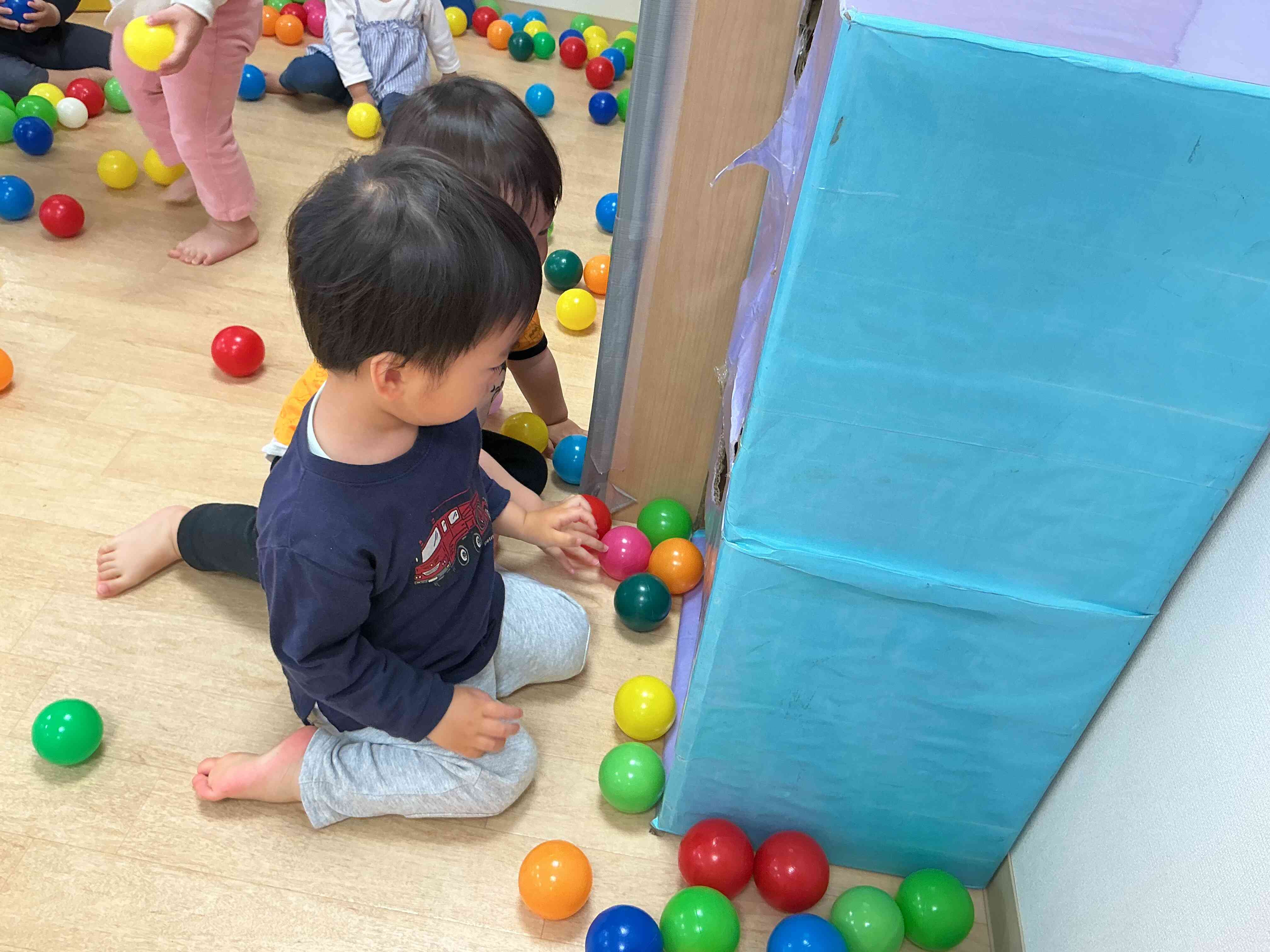 ボールで遊んだよ⭐︎