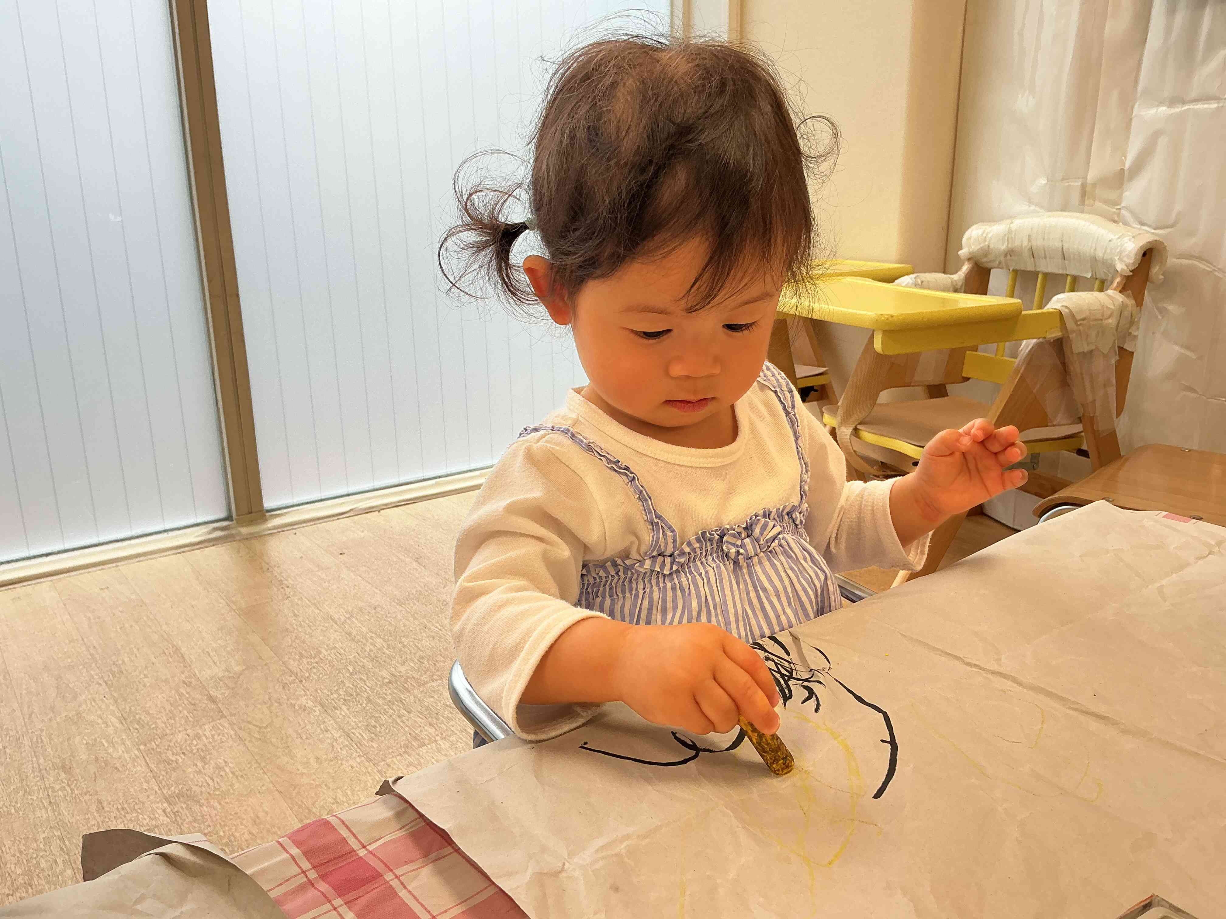 あひる組のお友達はお絵描きをしました⭐︎