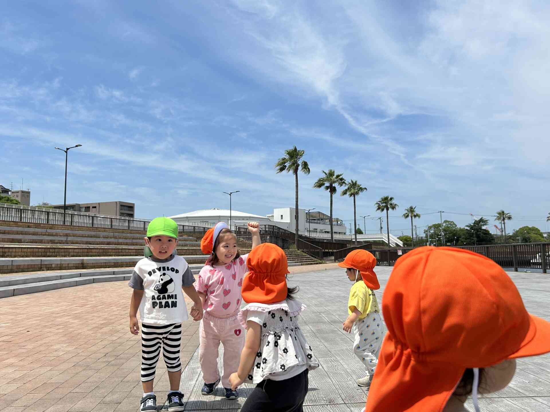 お外で遊んだよ