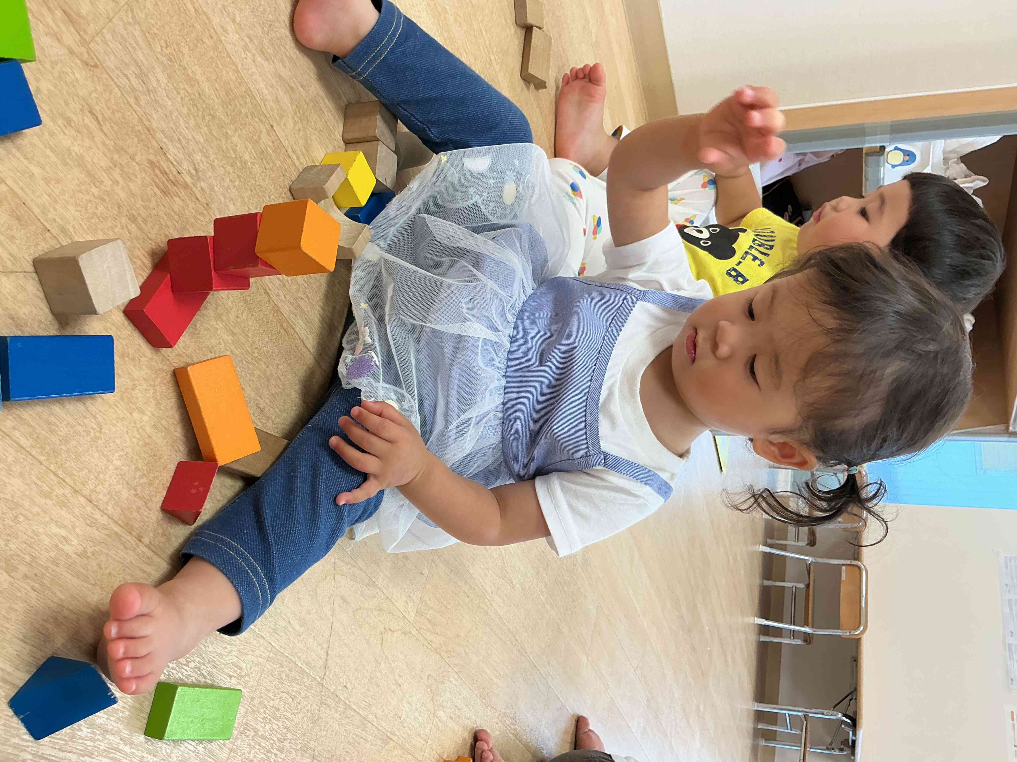 高く積めたね!