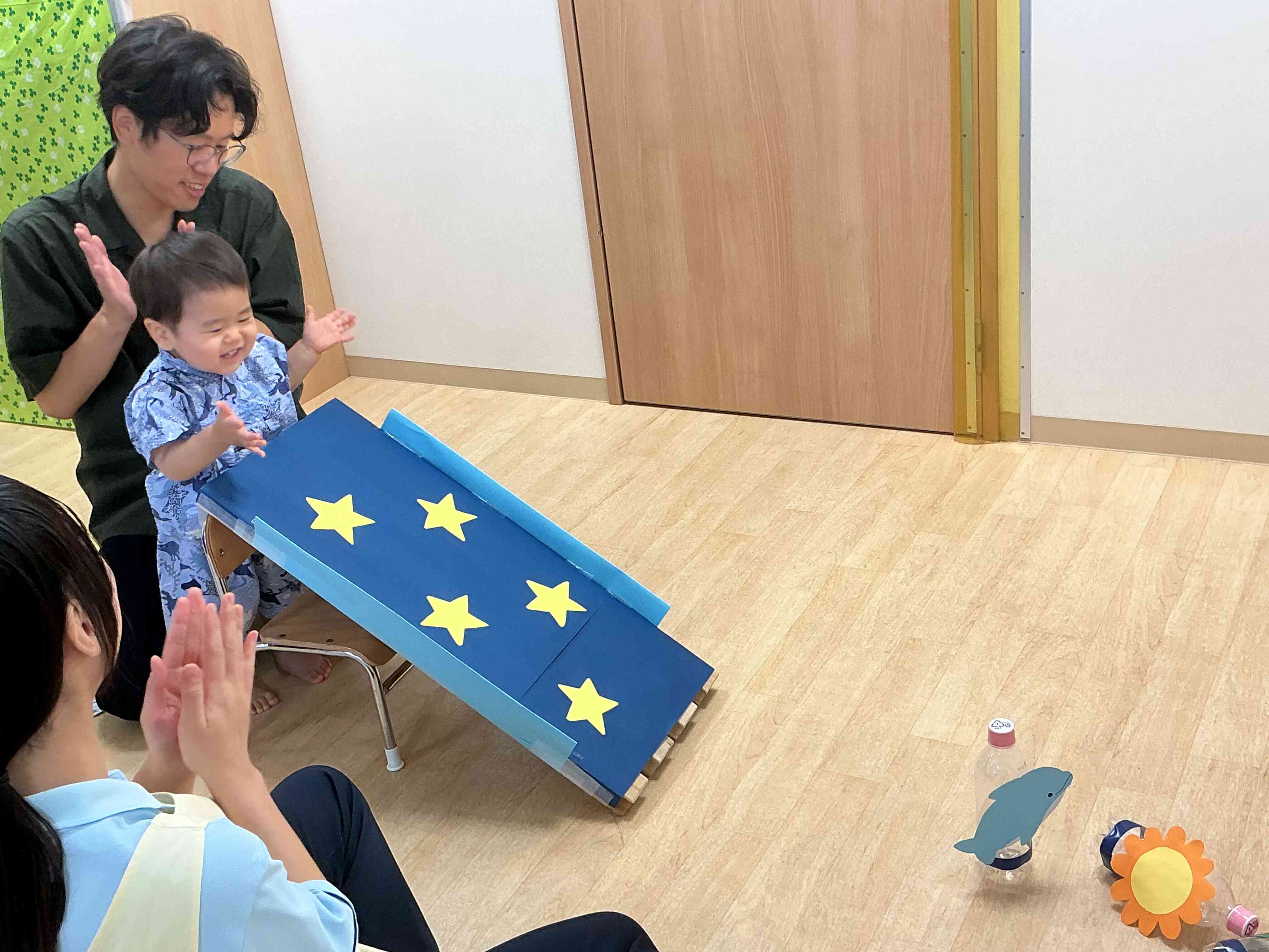 たくさん倒せたね!笑顔で拍手♩