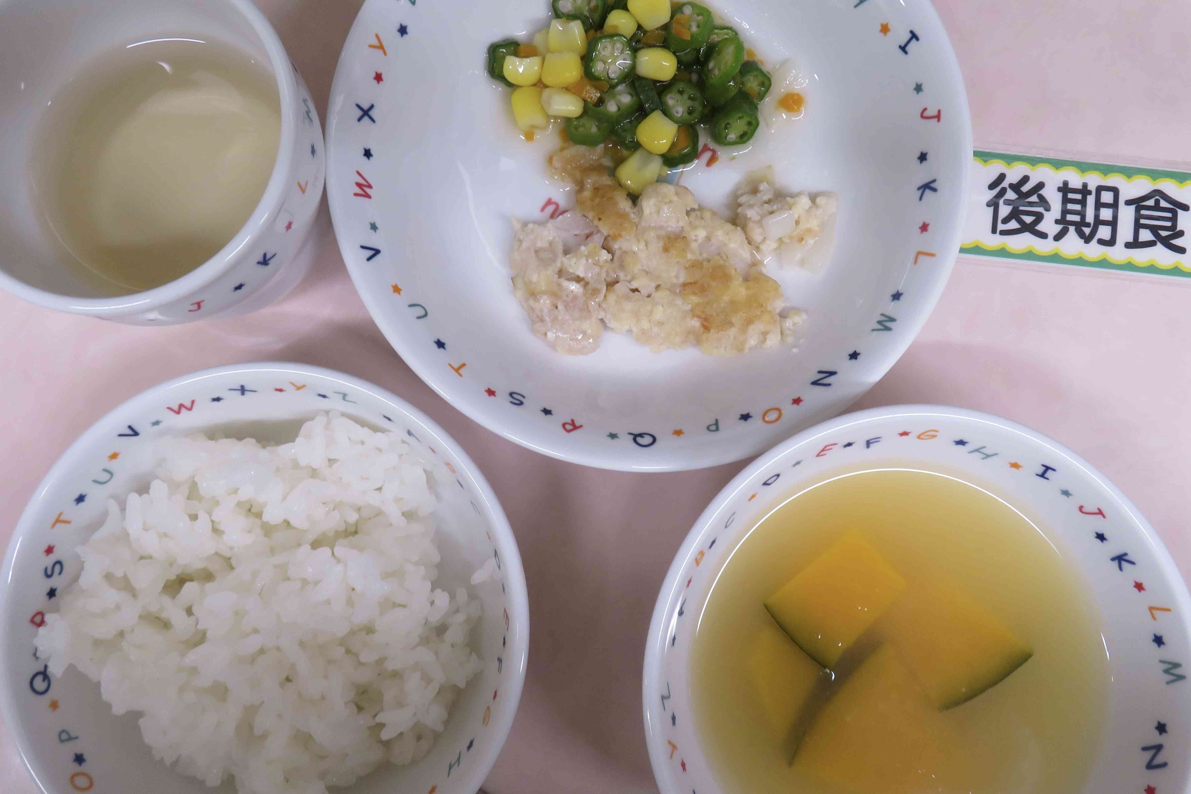 8月25日の乳児食