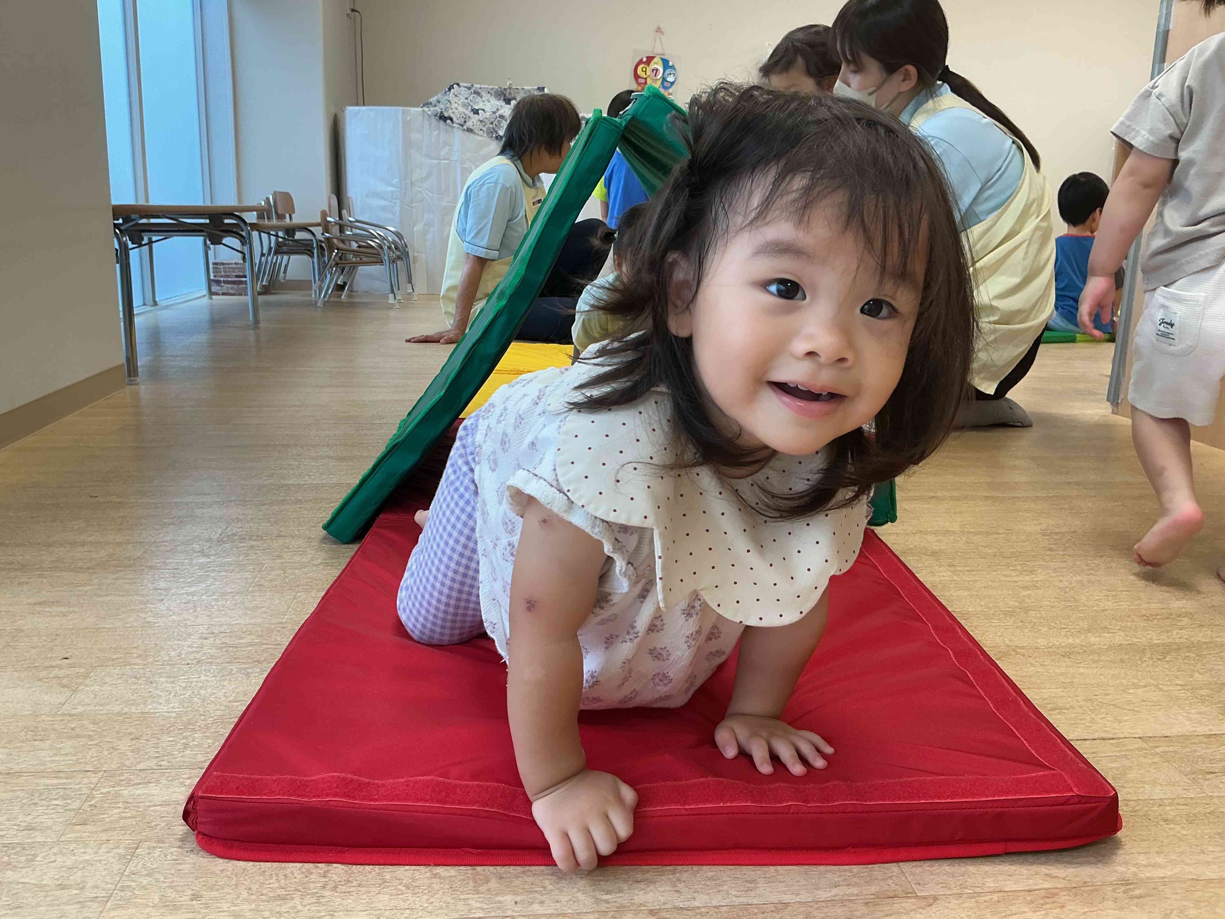 トンネルくぐり楽しいね♩