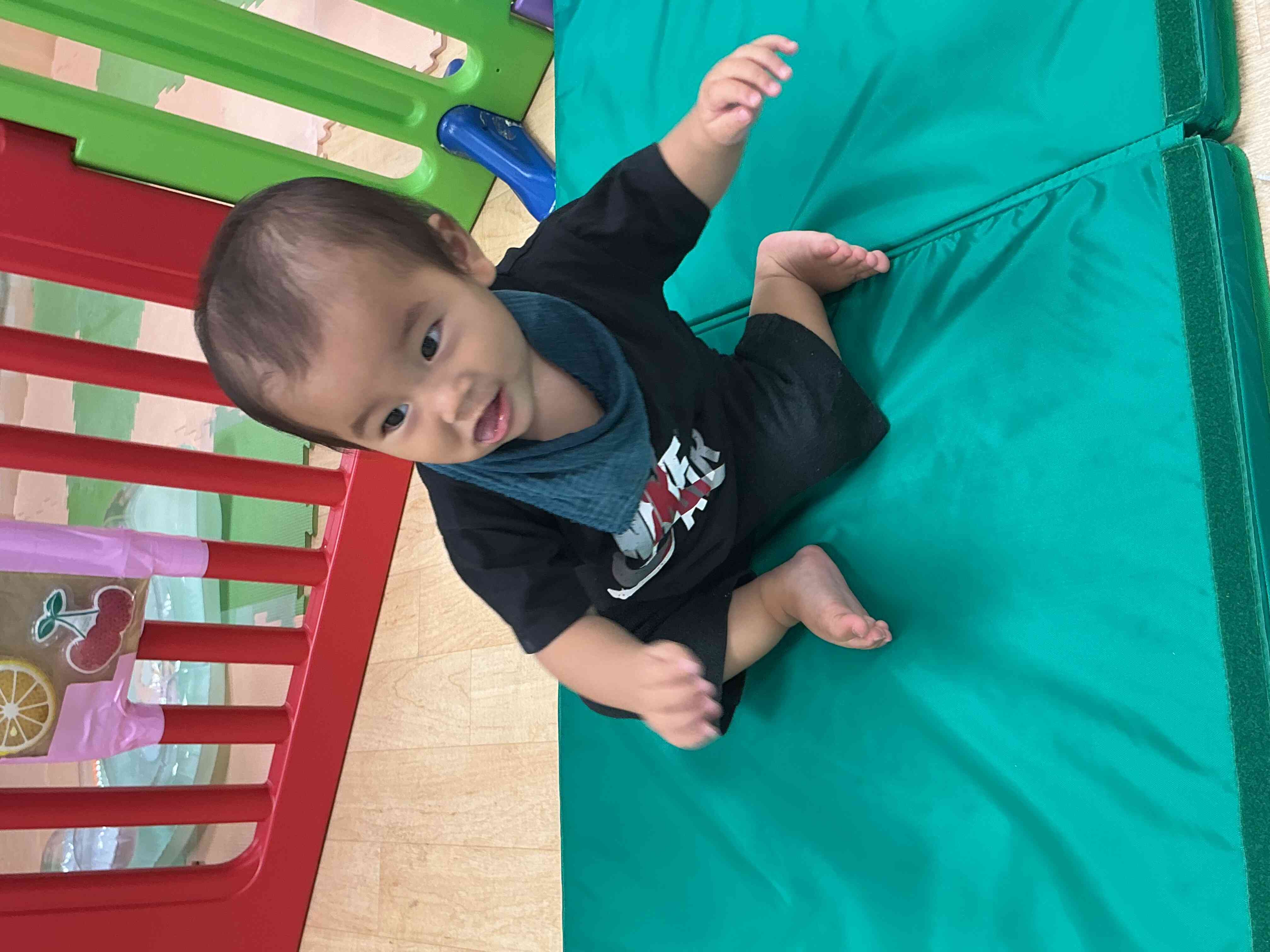 マットに乗ってみたよ!