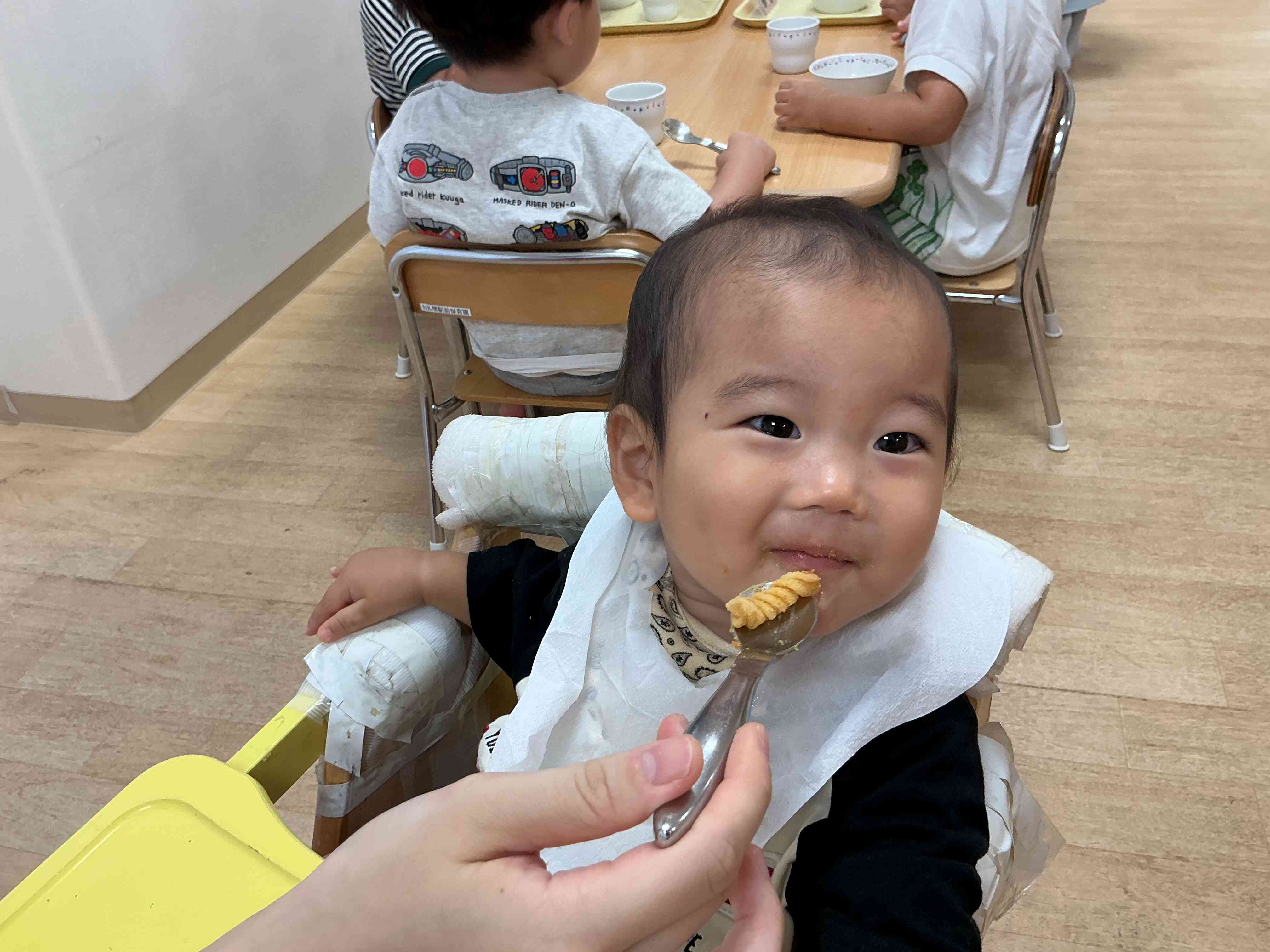 可愛い笑顔を見せてくれました。