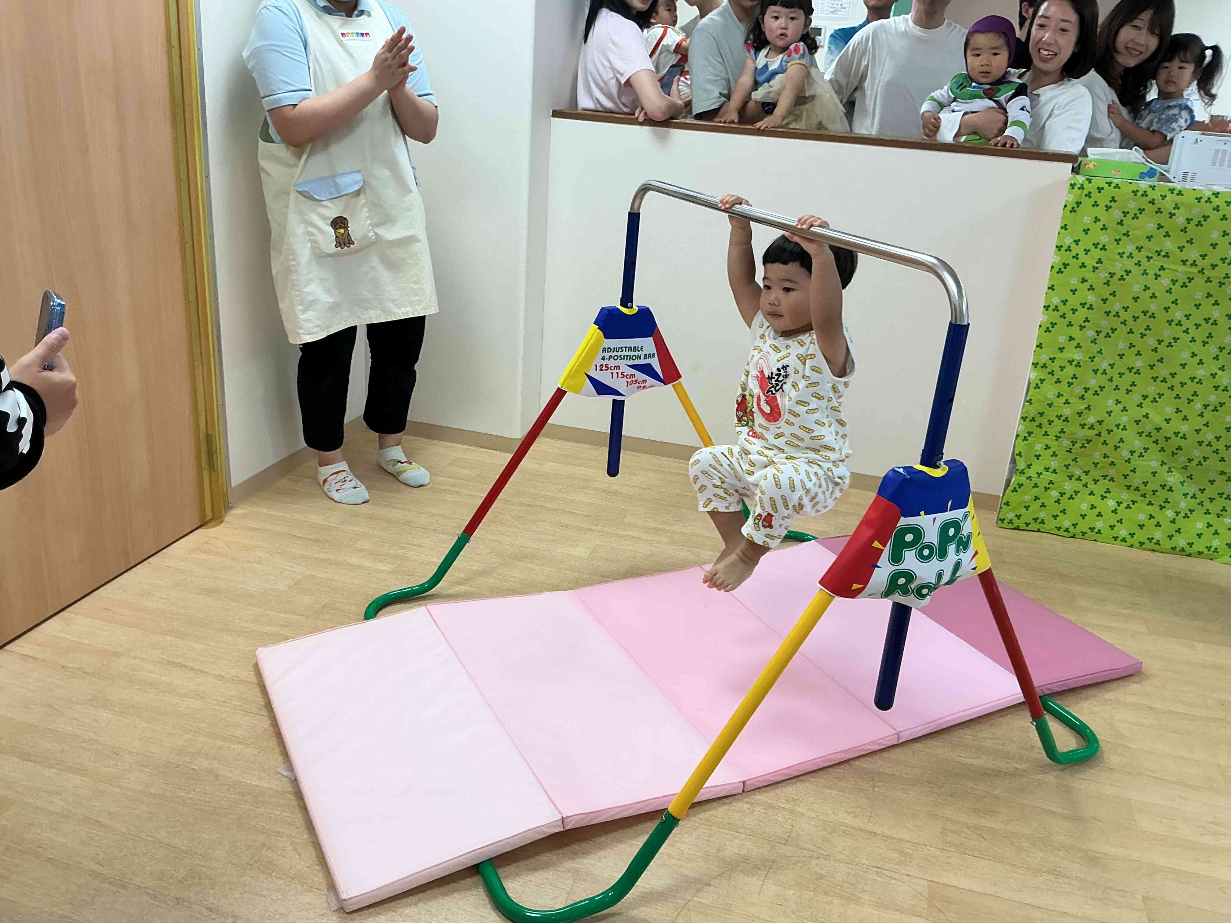 10秒ぶら下がりできたよ！
