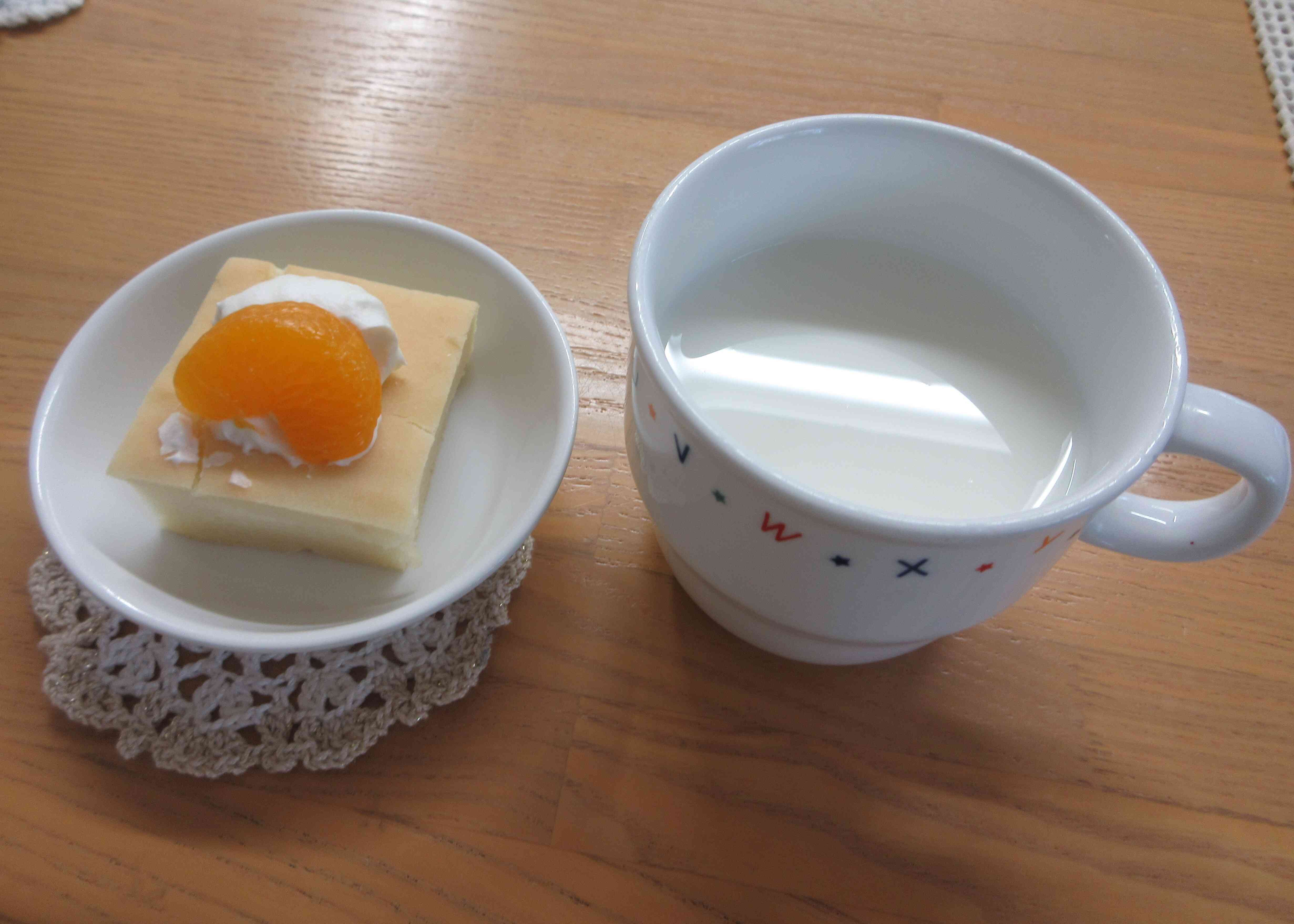　　　　みかんケーキ！