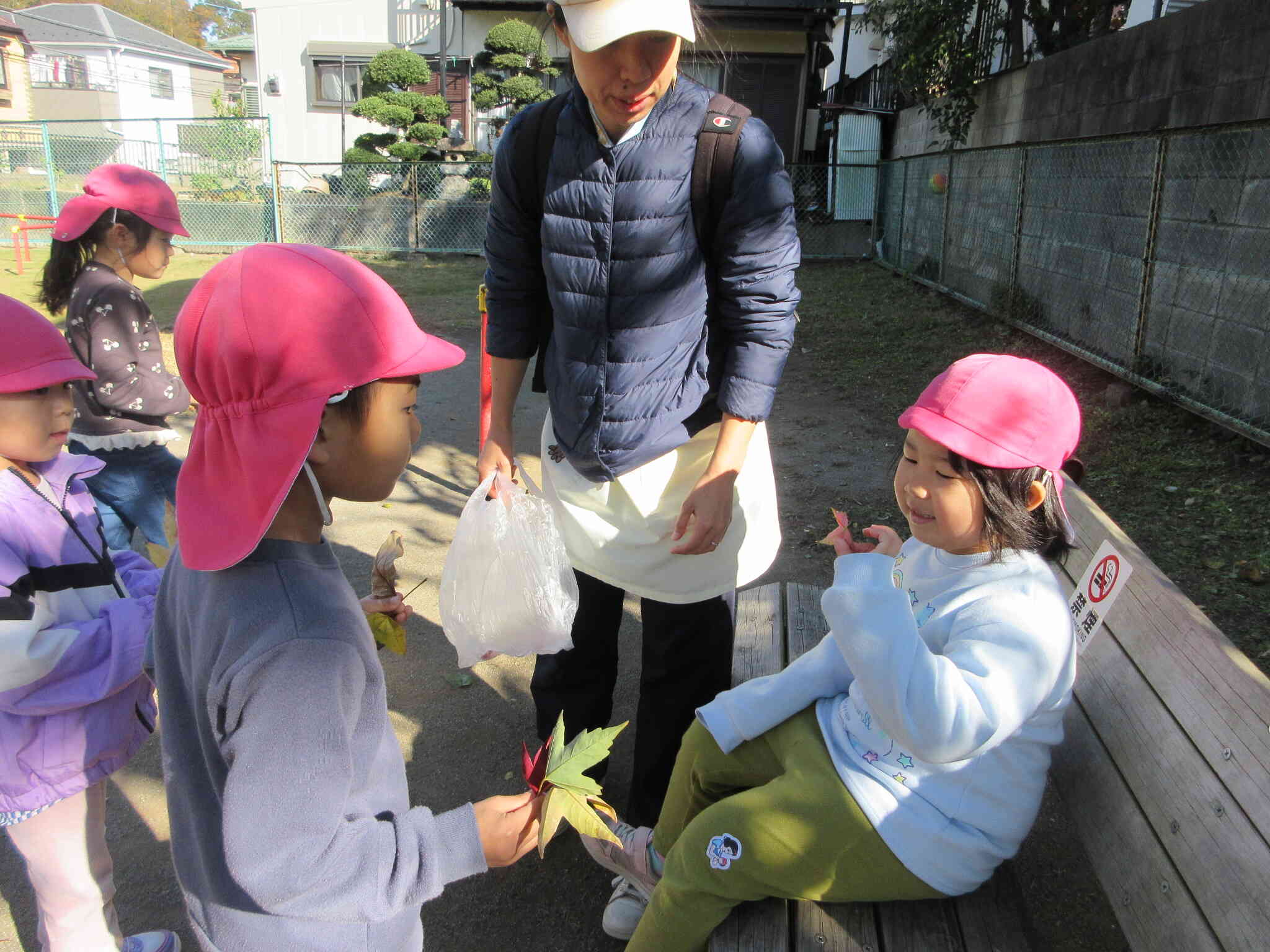落ち葉がきれい～（5歳児・きりん組）
