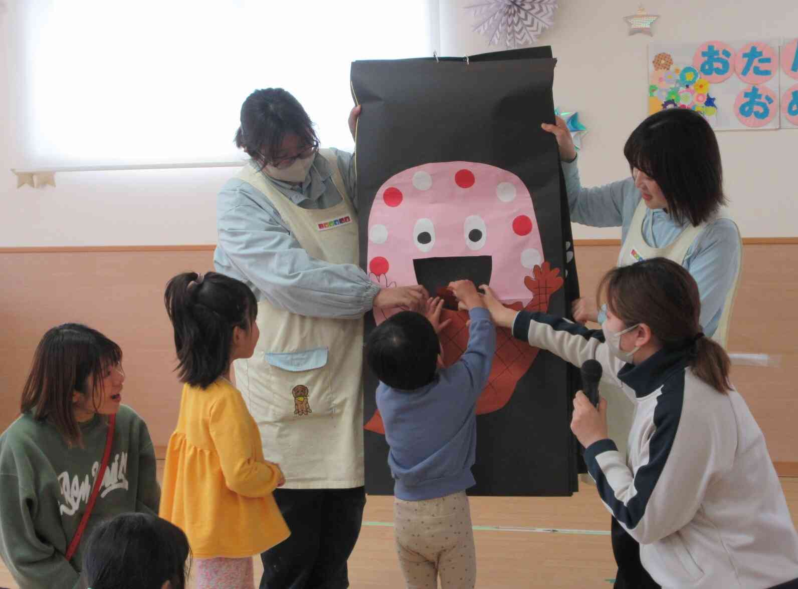 手作りシアター「ばけばけばけたくん」