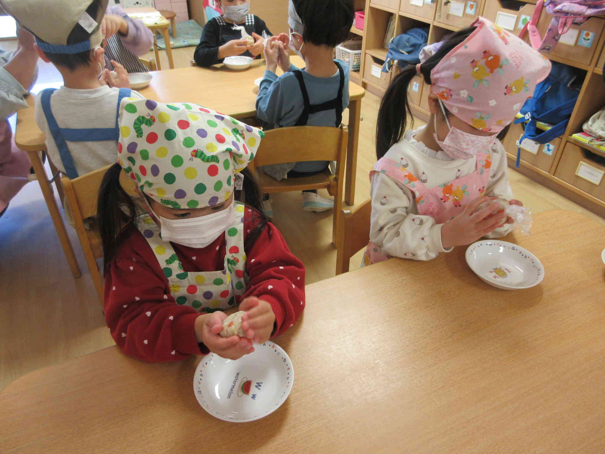 おにぎりを作ろう！（ぱんだ組・4歳児）