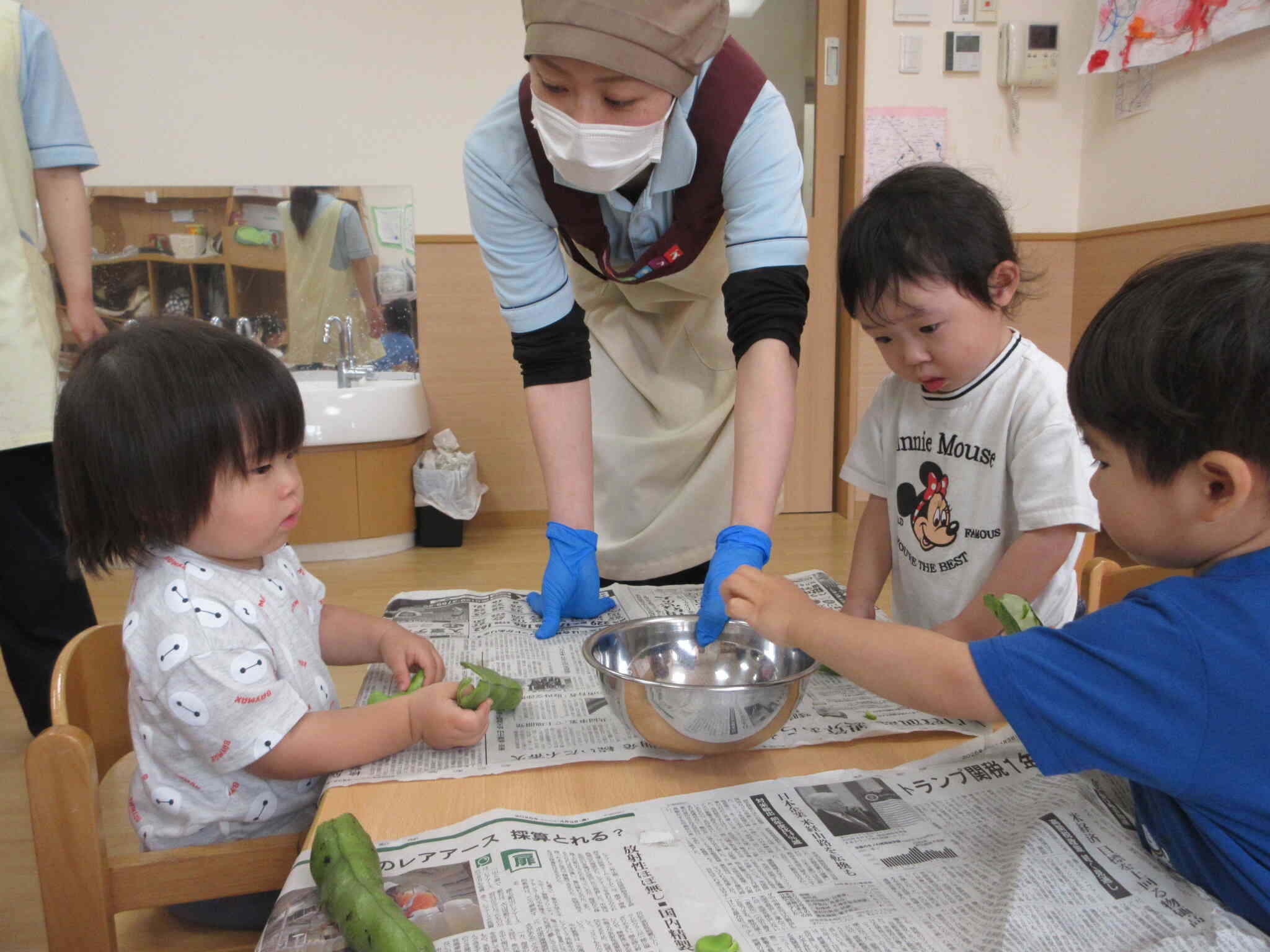 食育・そらまめ（うさぎ組・2歳児）