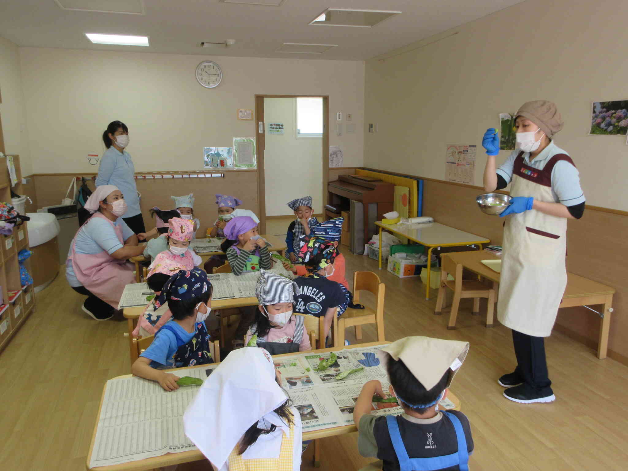 食育（ぱんだ組・4歳児）（りす組・3歳児）