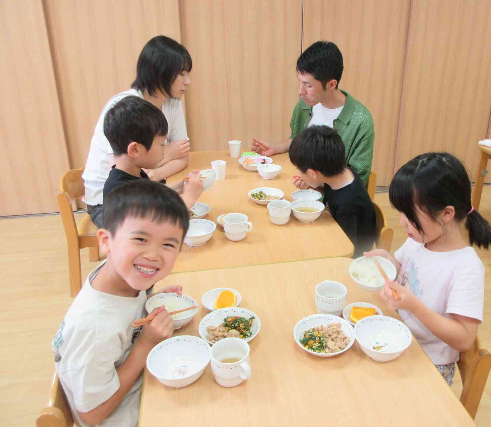 3色を考えながら楽しく食べています☆