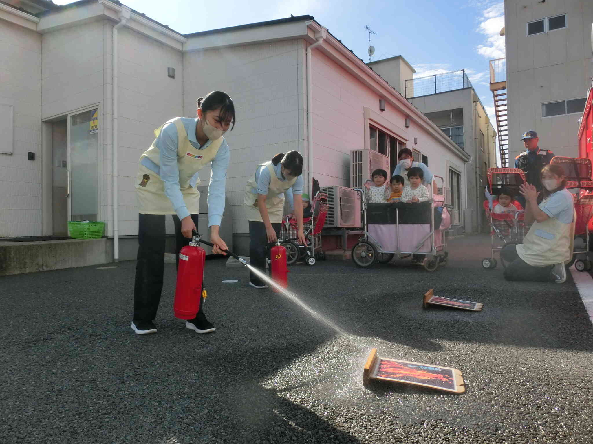 総合避難訓練がありました！｜ニチイキッズ酒田にいだ保育園｜ニチイキッズ