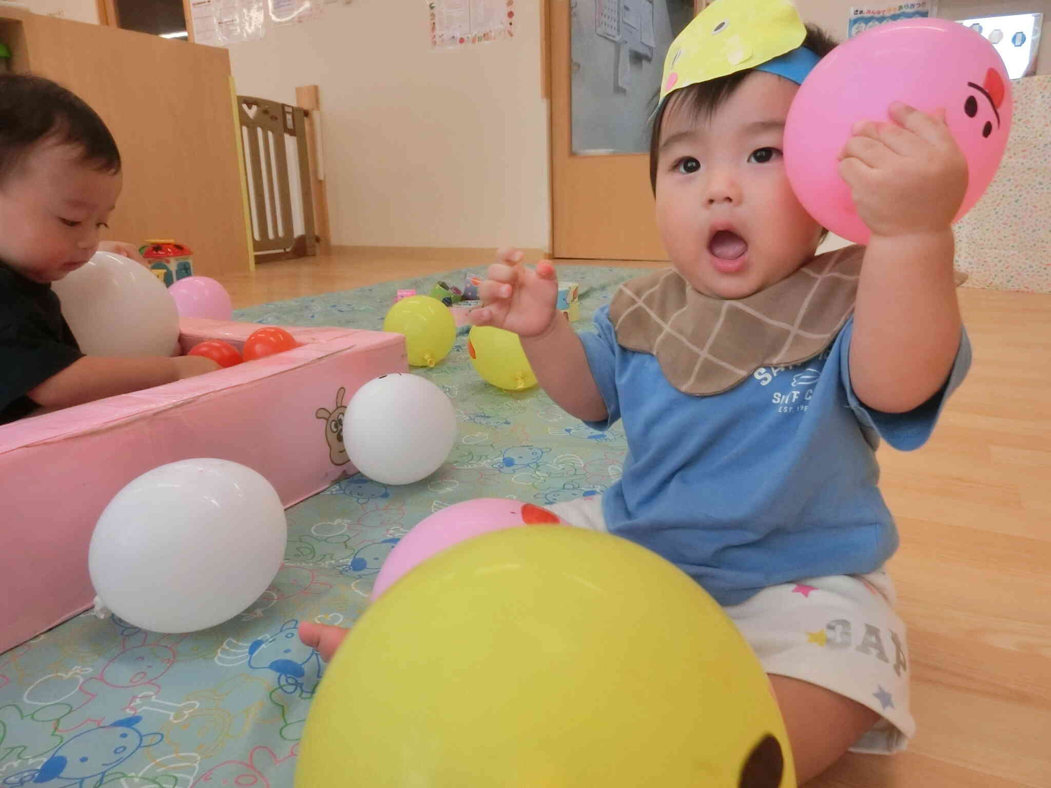 おばけさんと一緒に遊んだよ♪