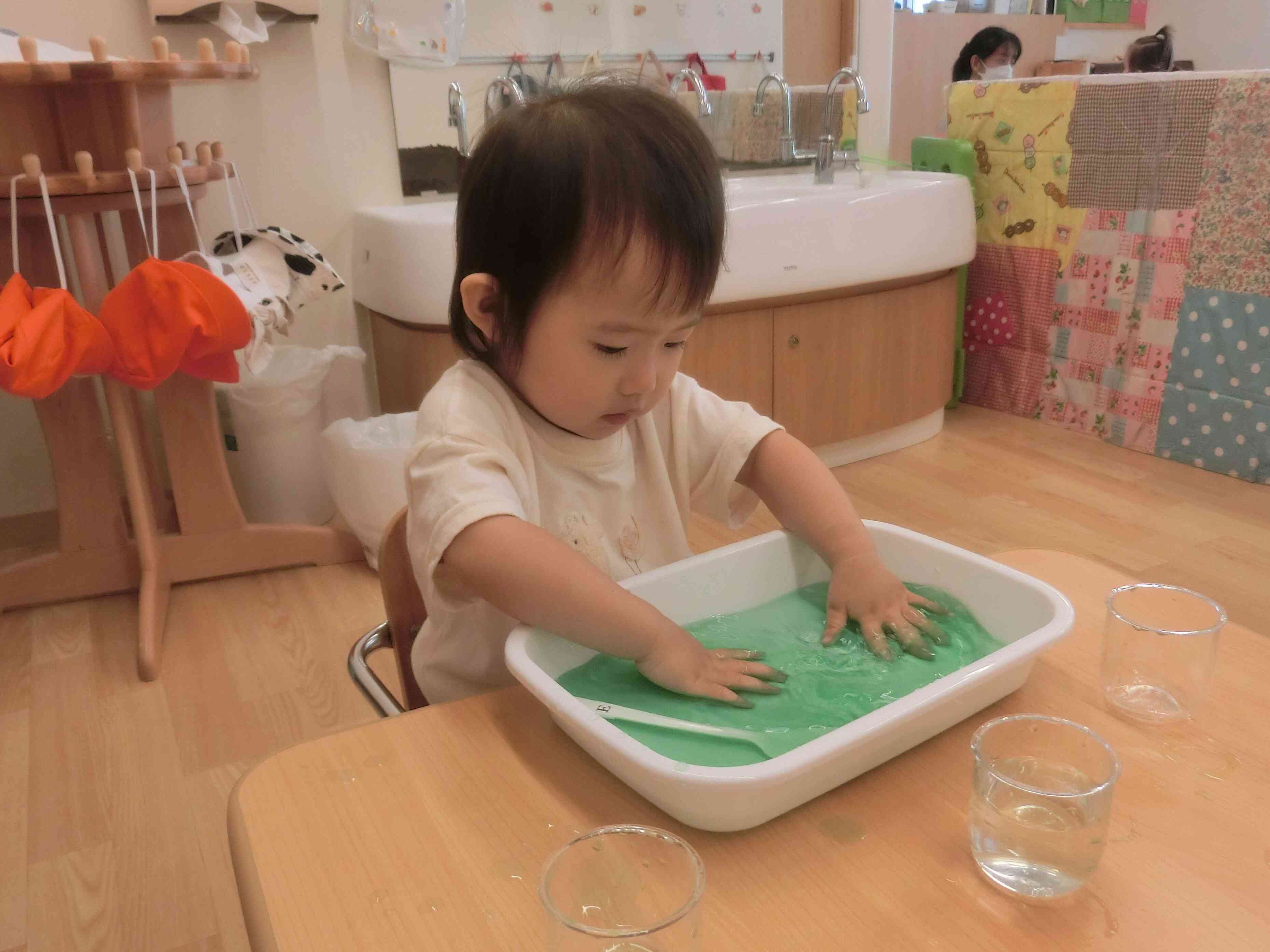 ひんやり冷たくて気持ちいいね！