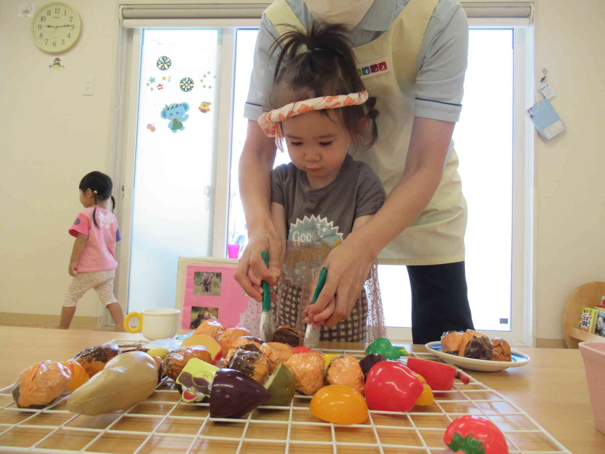 たこ焼き、もうすぐ完成です！