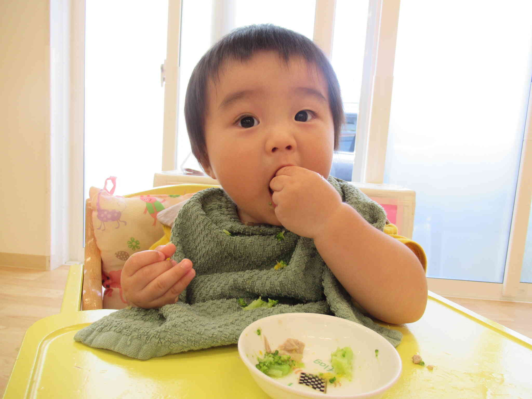 たくさん遊んでお腹ペコペコ♪