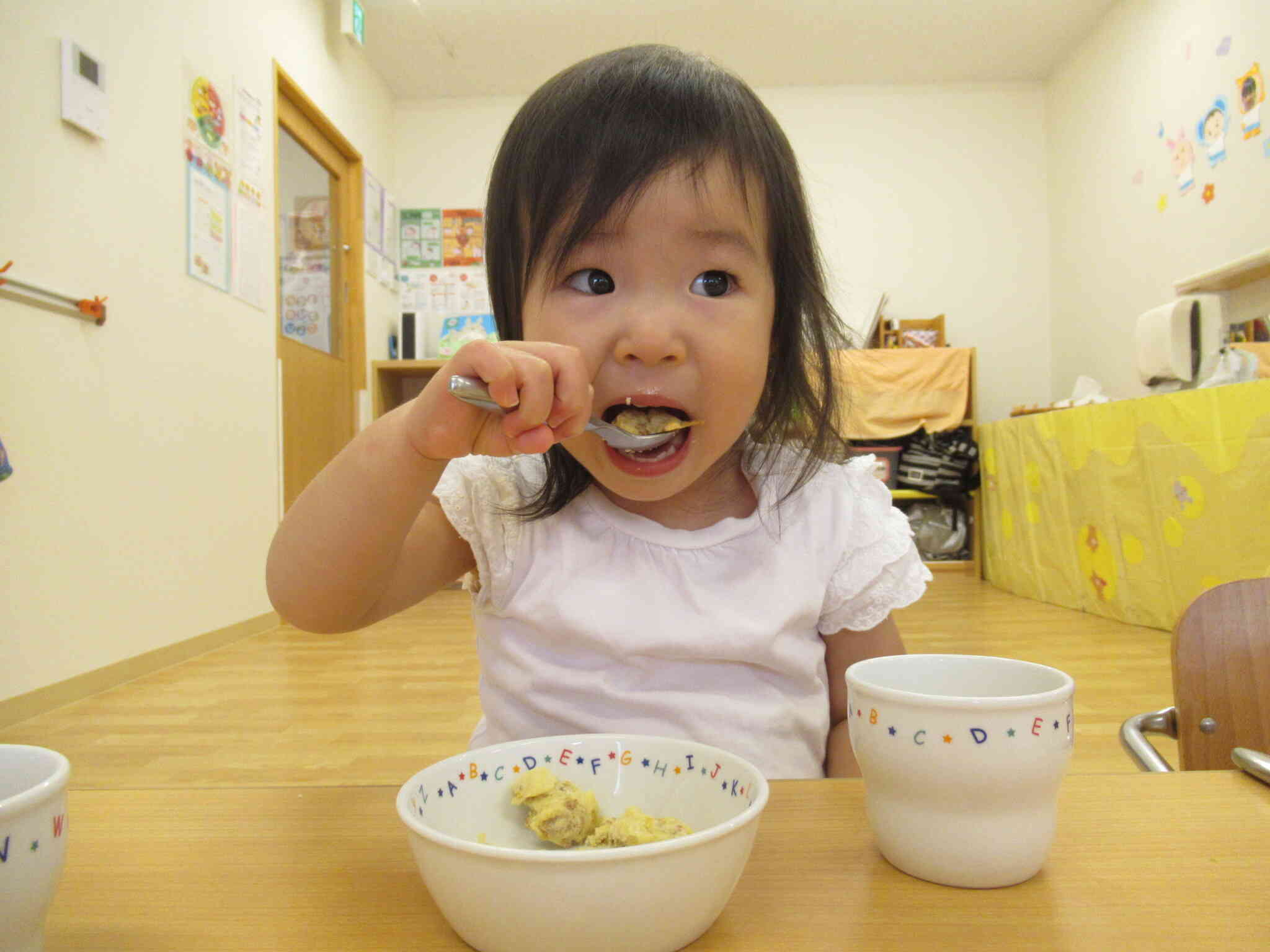 大きなお口みててね☆