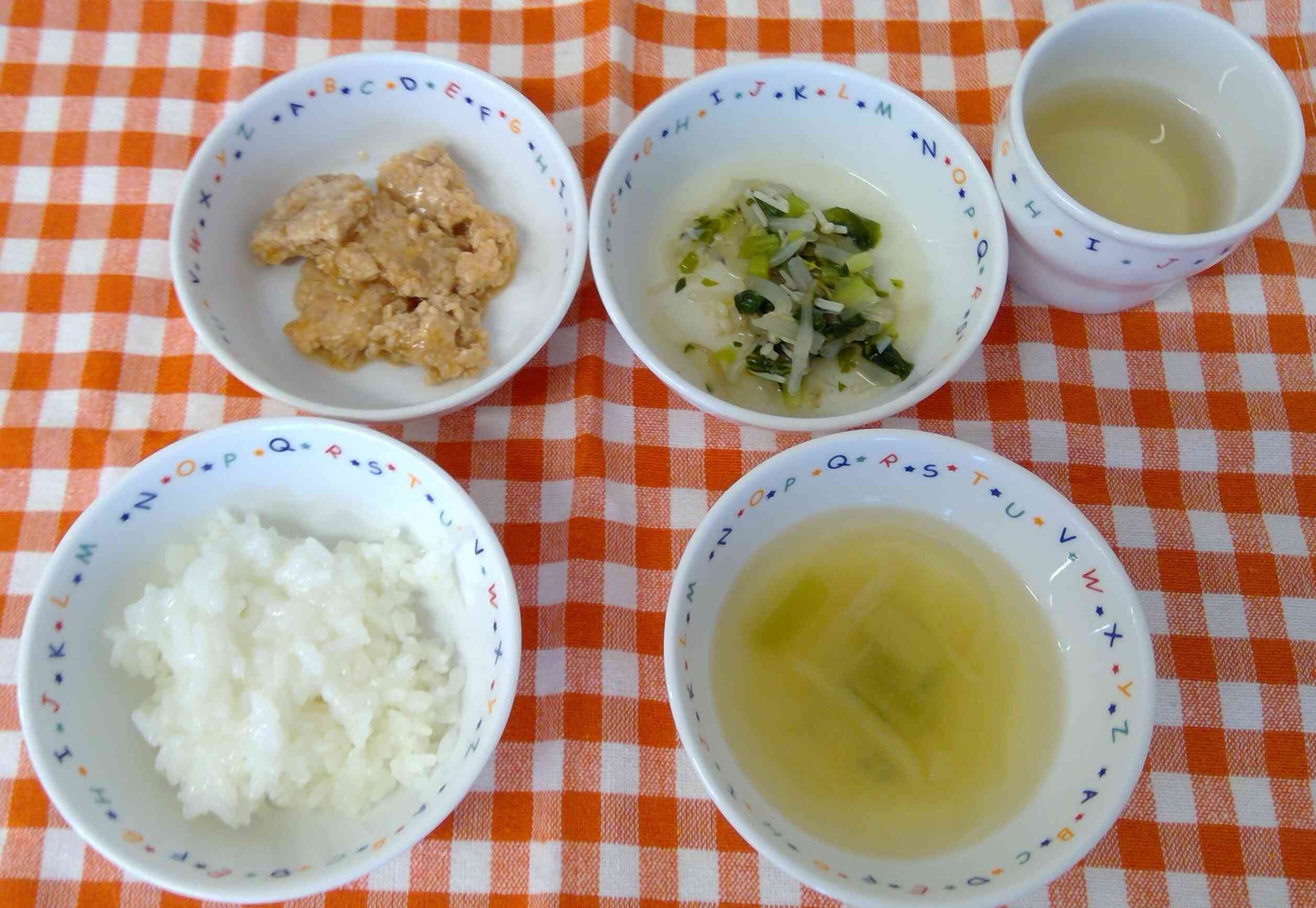 １０月１5日の給食（後期食）