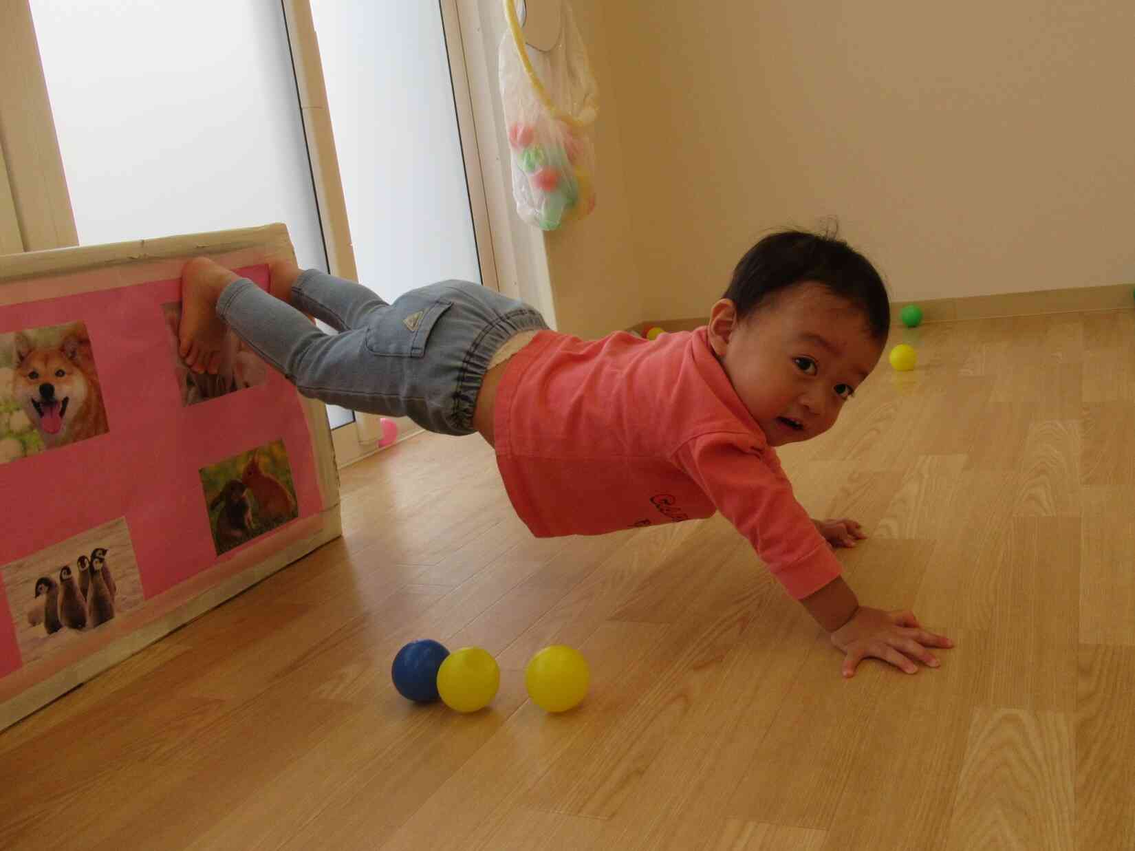 こんなポーズもできるようになったよ！