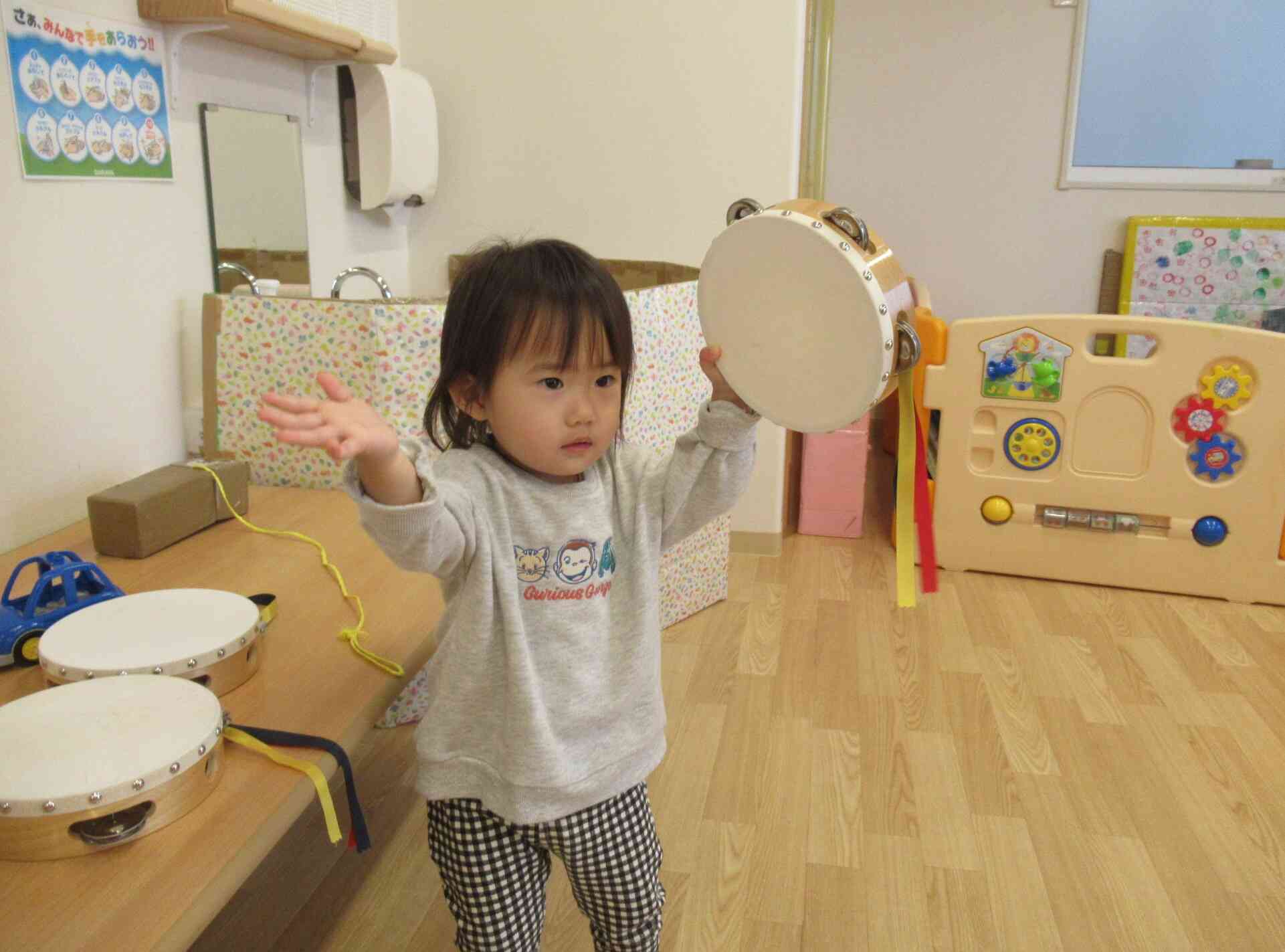 リズム遊びも楽しいね♪