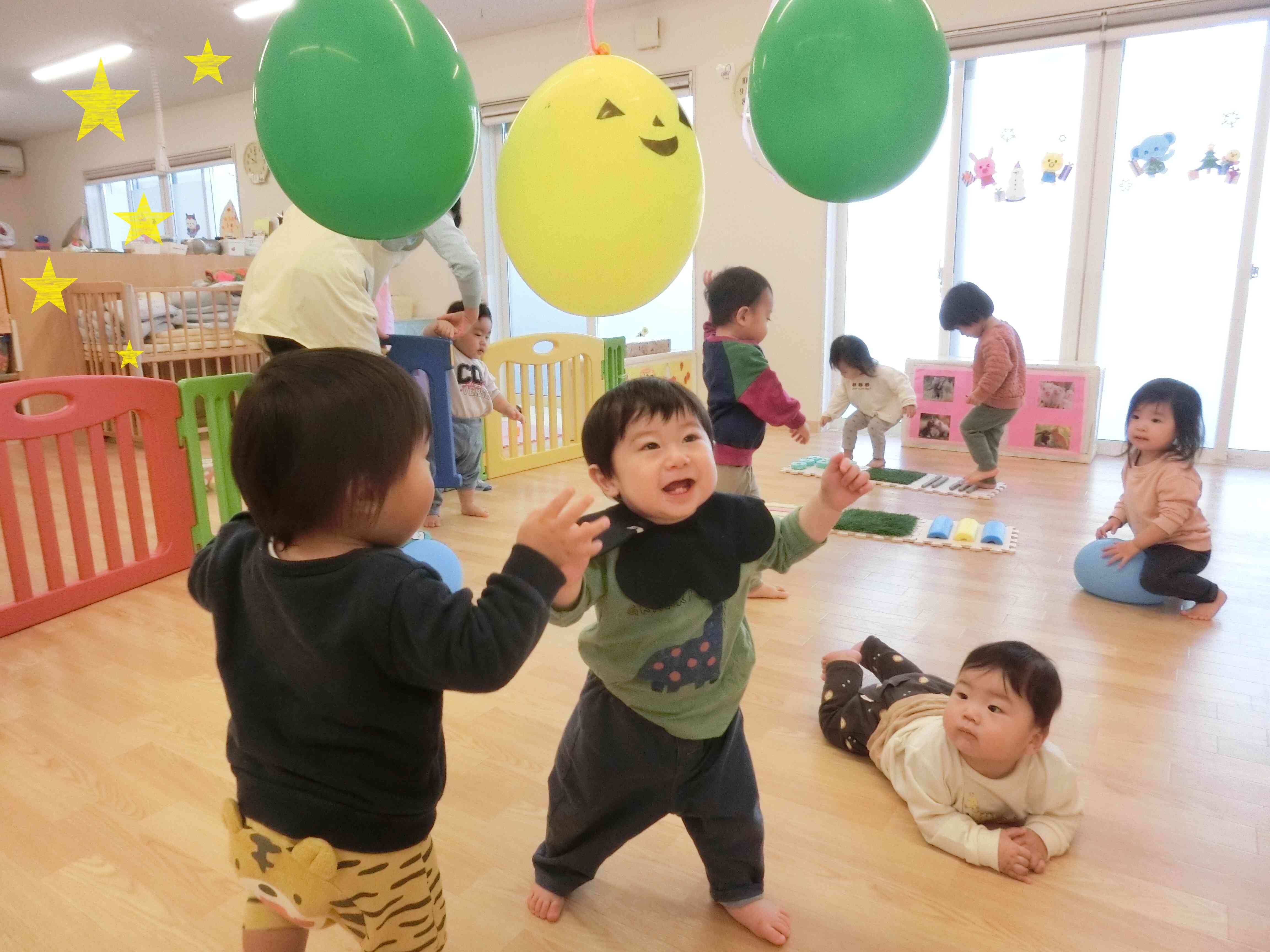 大好き風船遊び♪