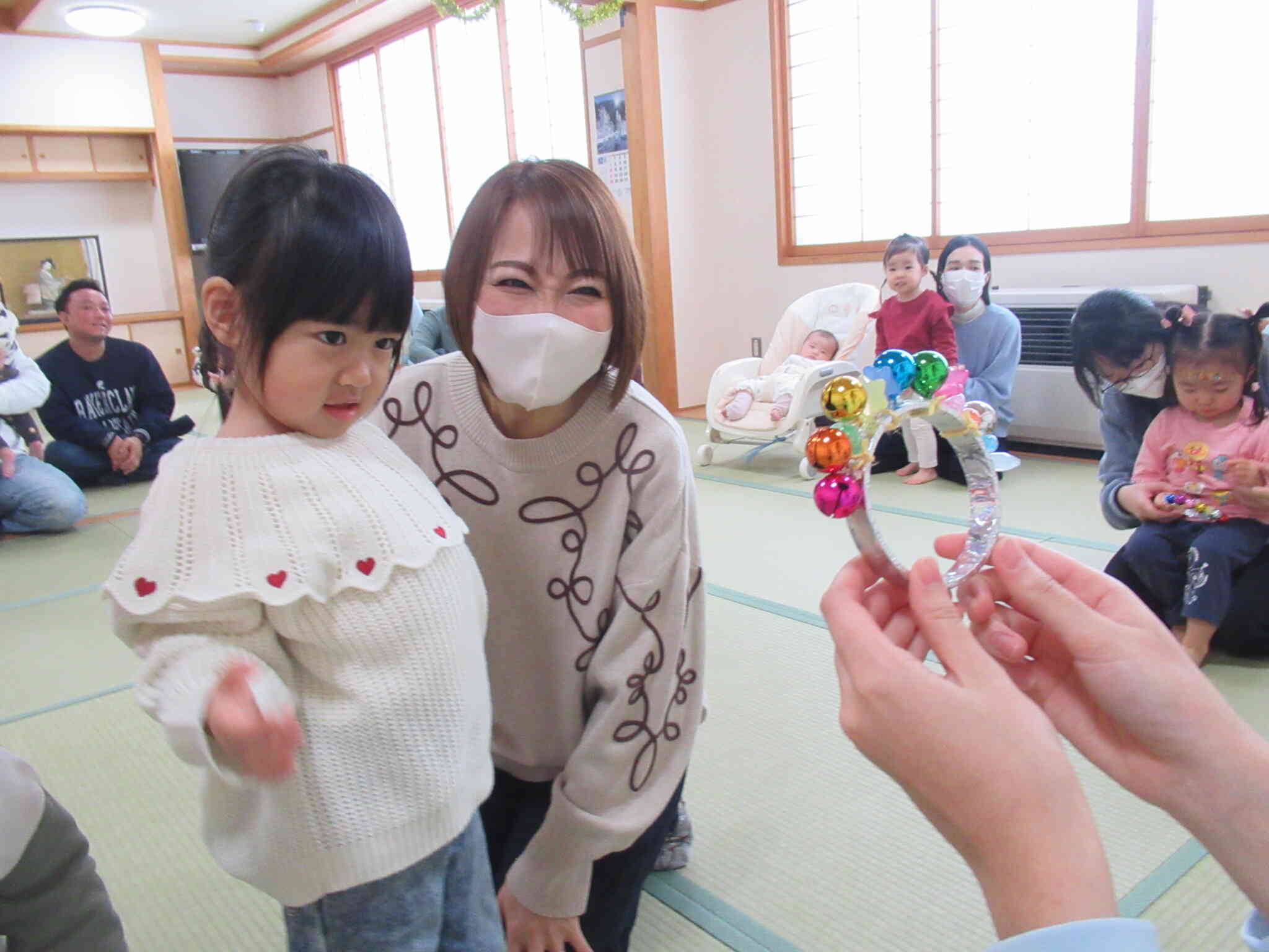 ママと一緒に鳴らしてみよう☆