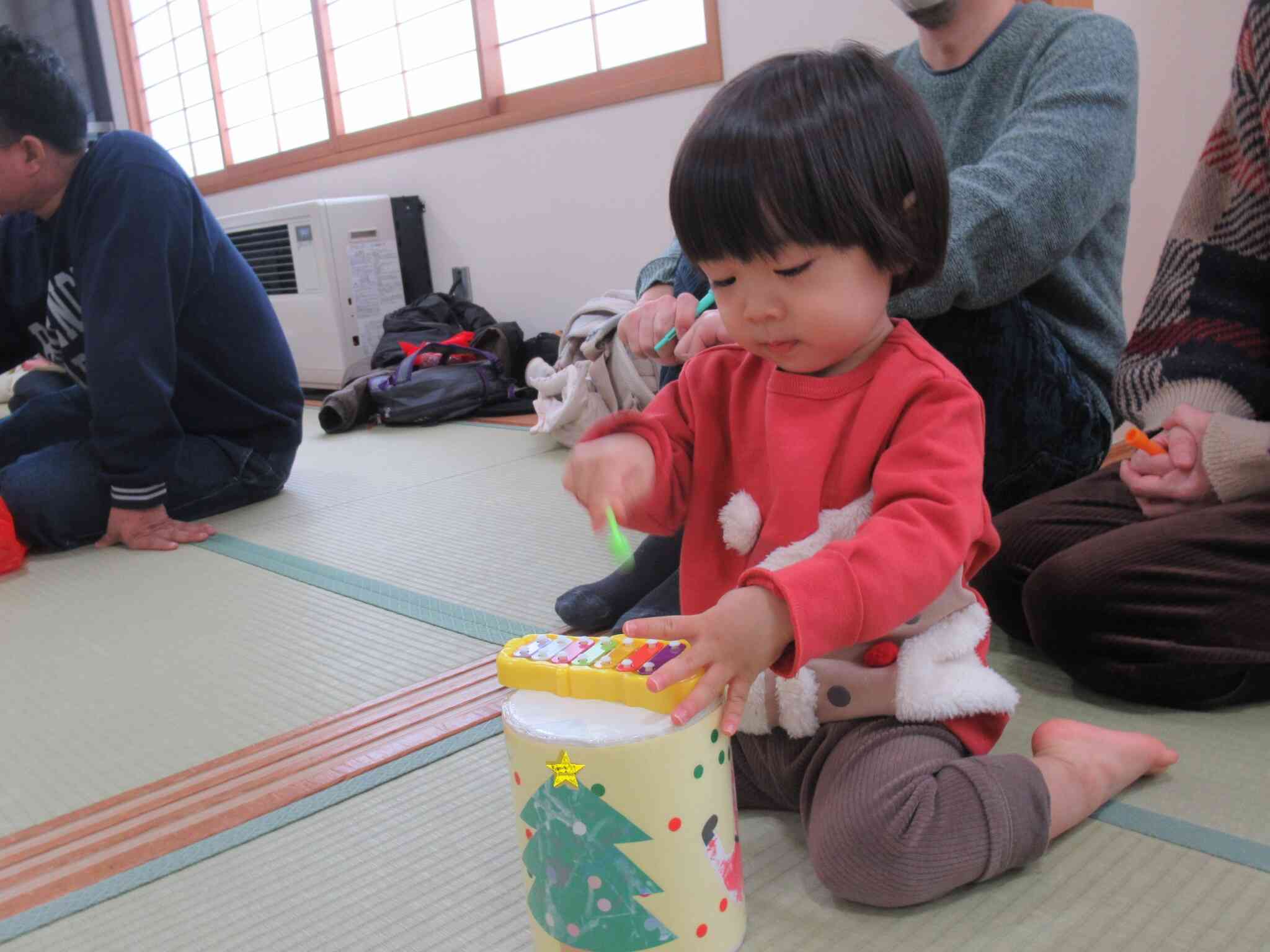 リズムに合わせて上手だね♪