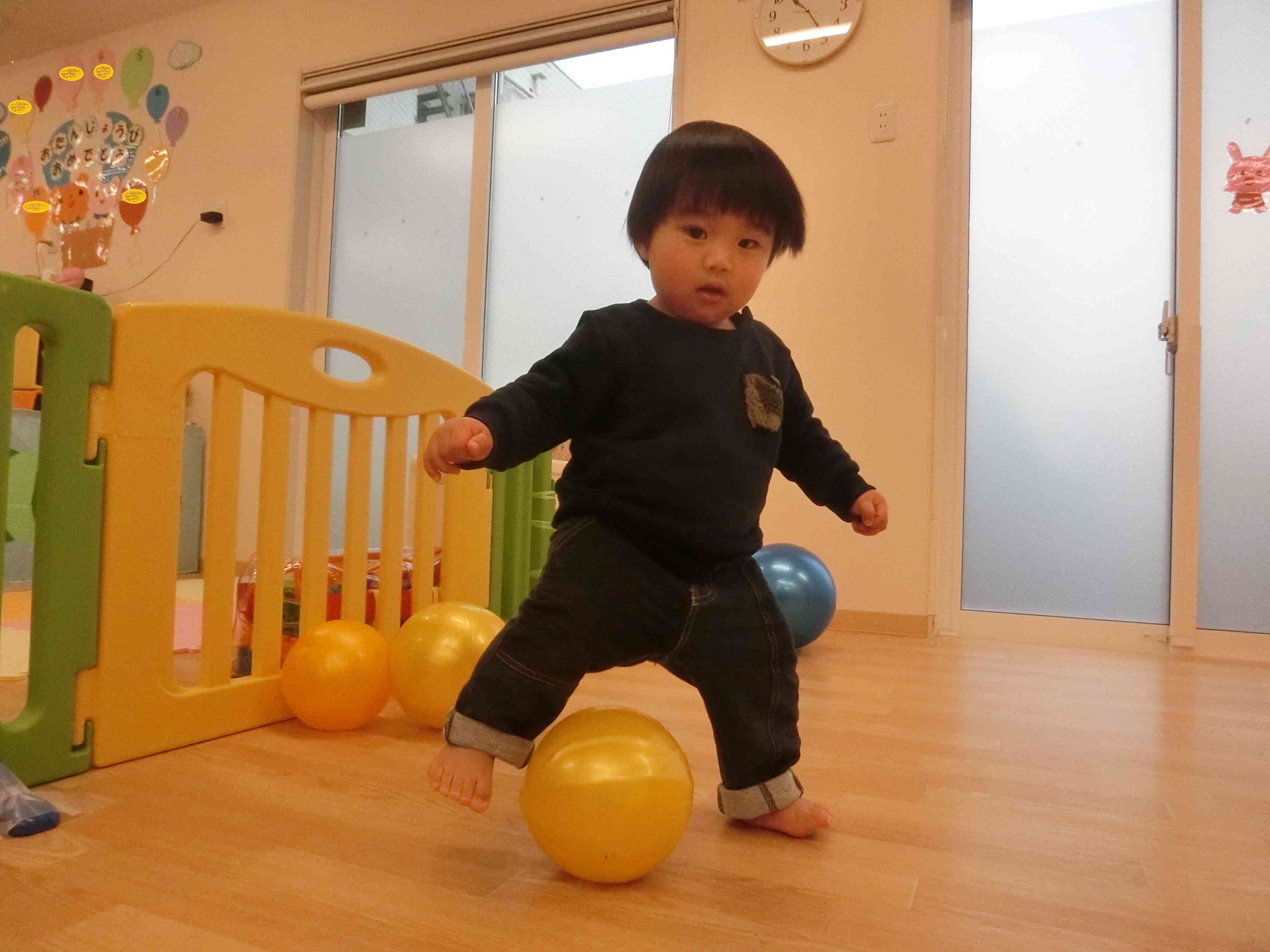 蹴るのも上手だよ☆