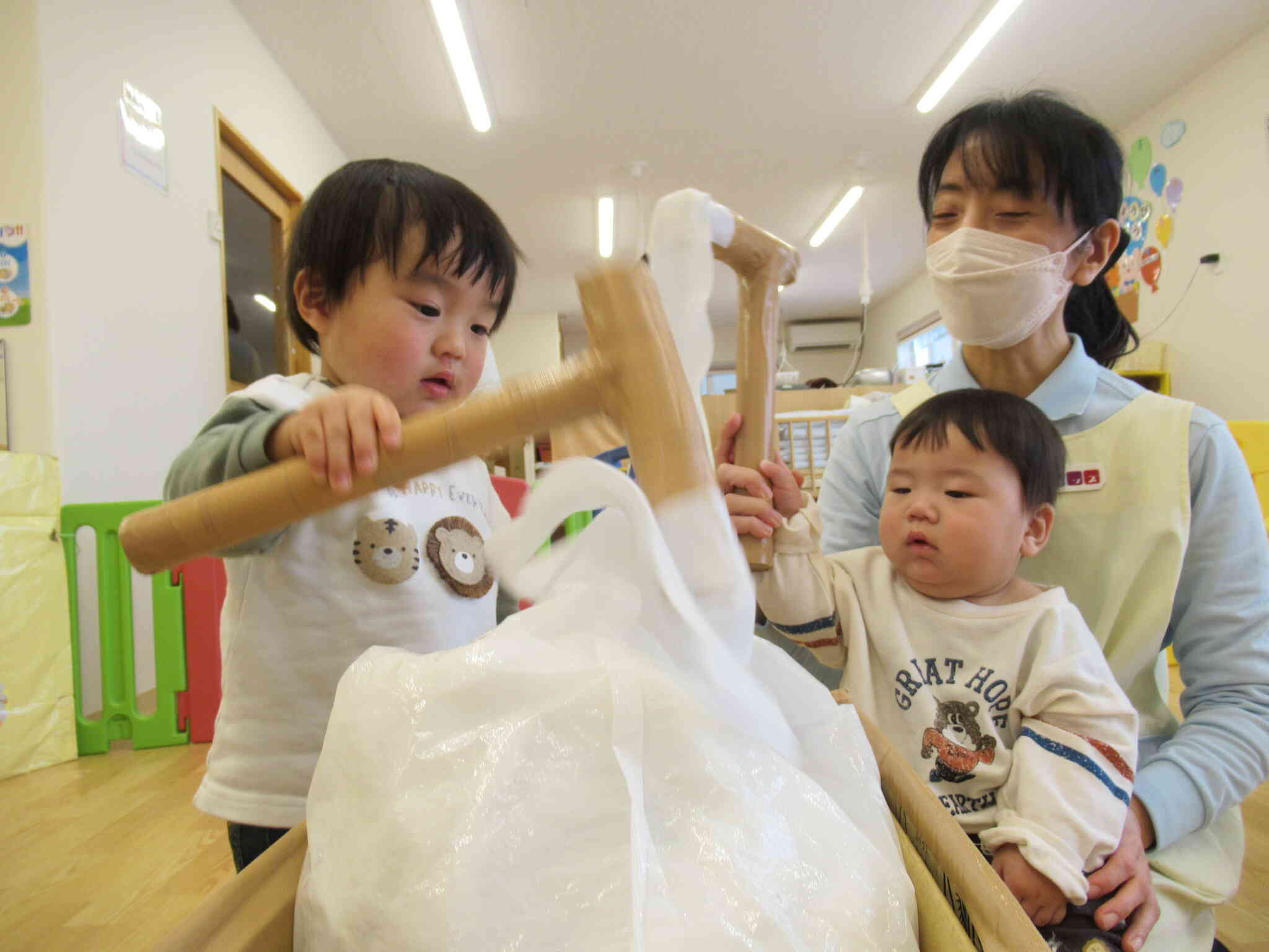 食育～おもちつきごっこ～